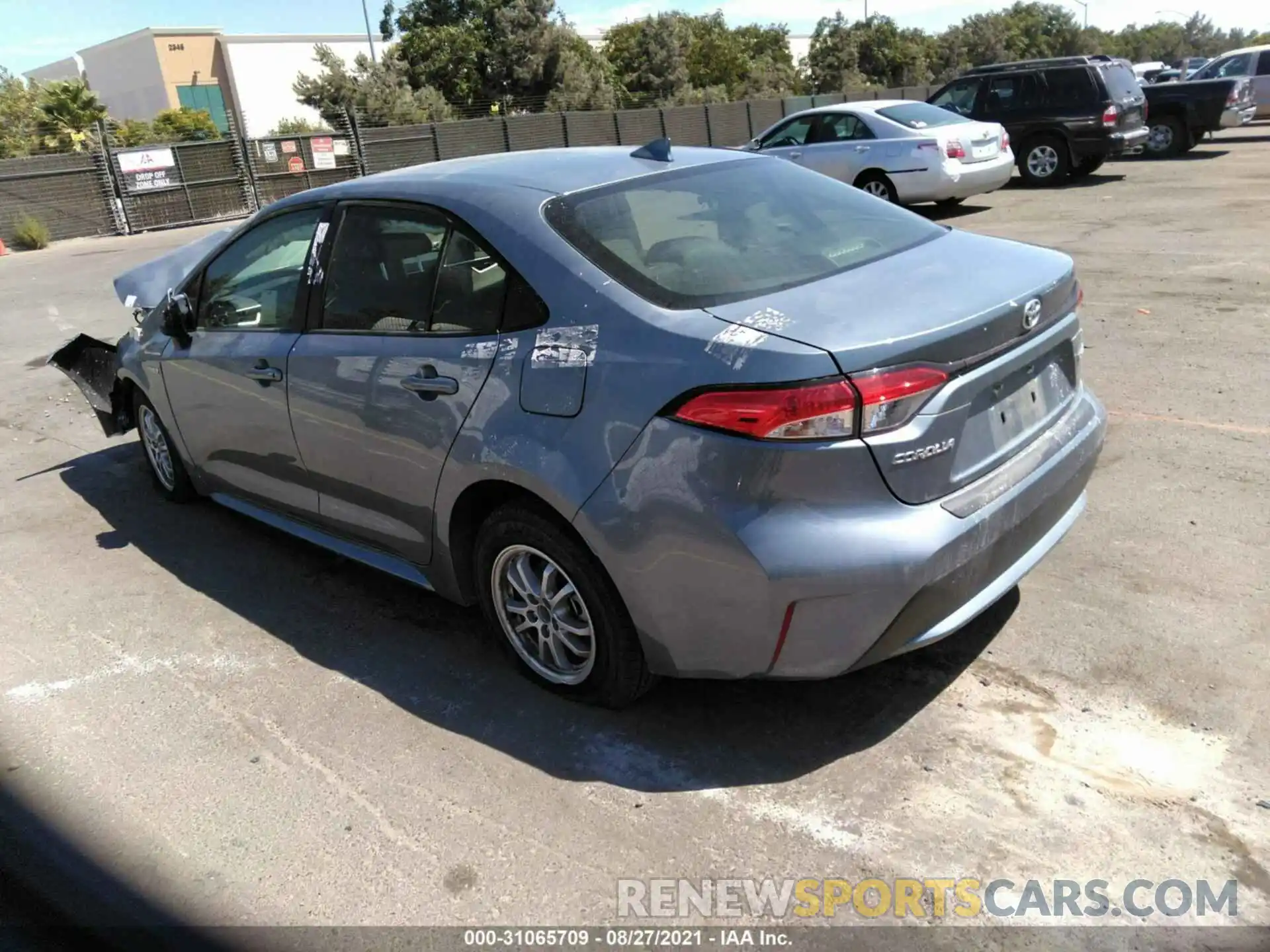 3 Photograph of a damaged car JTDEAMDE0MJ010219 TOYOTA COROLLA 2021