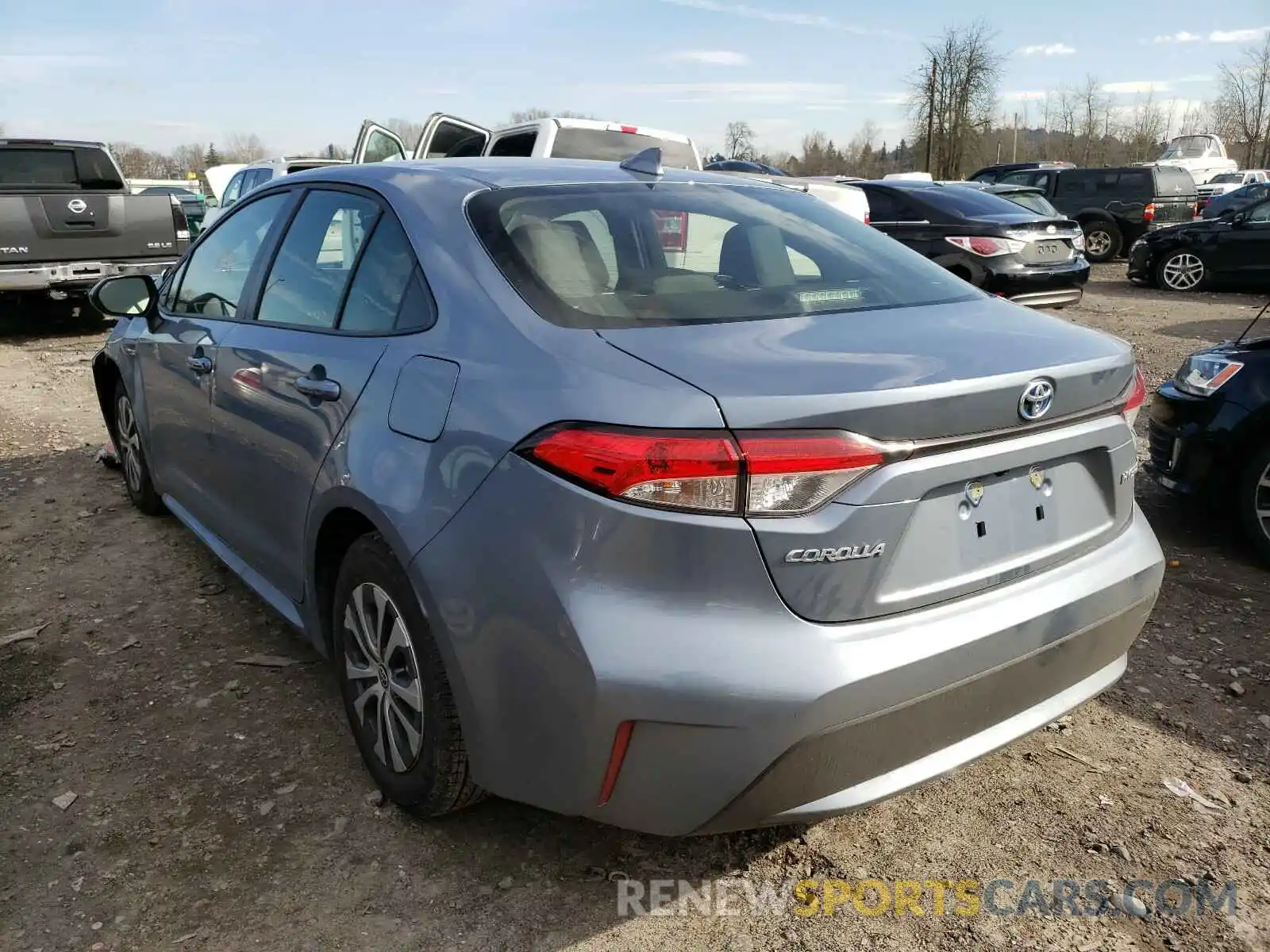 3 Photograph of a damaged car JTDEAMDE0MJ013928 TOYOTA COROLLA 2021