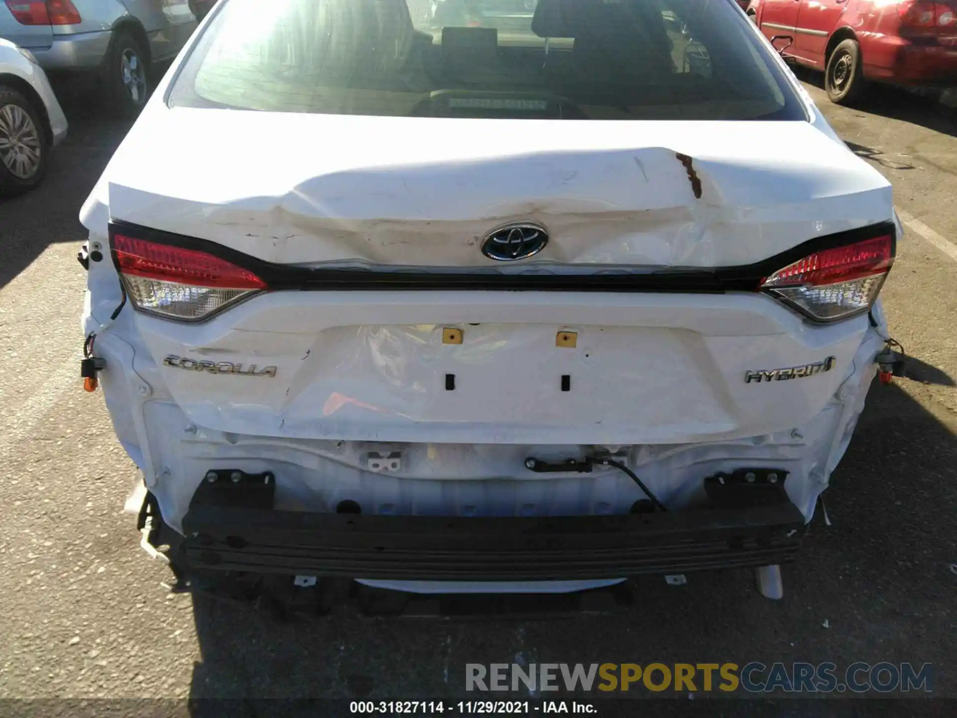 6 Photograph of a damaged car JTDEAMDE0MJ014819 TOYOTA COROLLA 2021