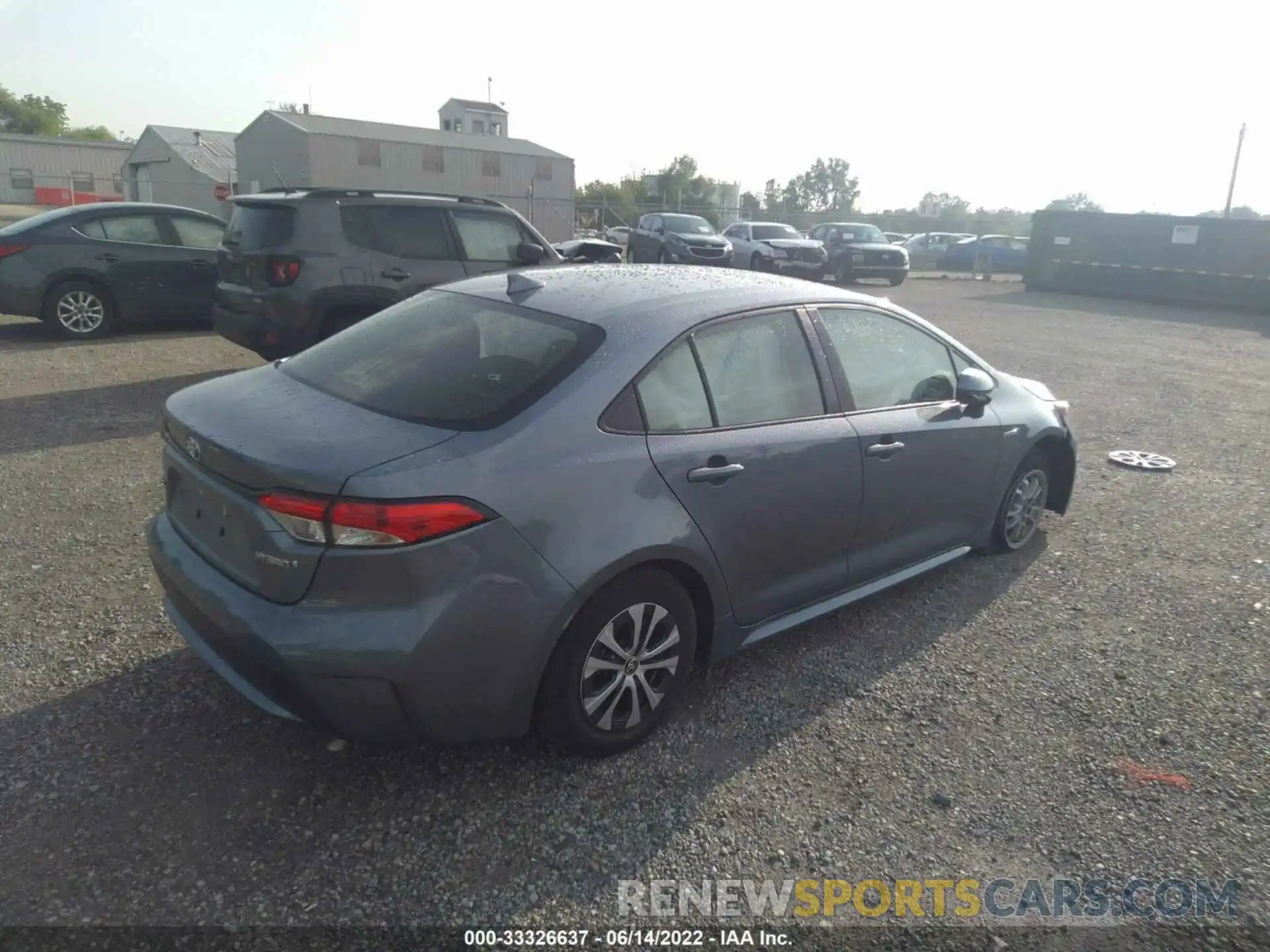 4 Photograph of a damaged car JTDEAMDE0MJ015503 TOYOTA COROLLA 2021