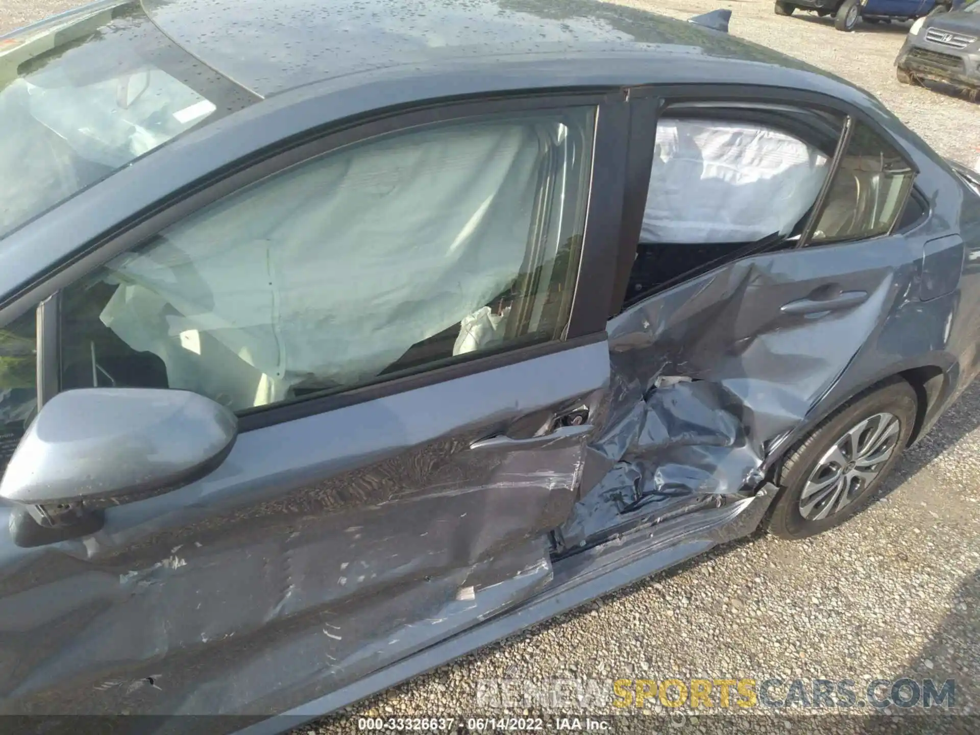 6 Photograph of a damaged car JTDEAMDE0MJ015503 TOYOTA COROLLA 2021