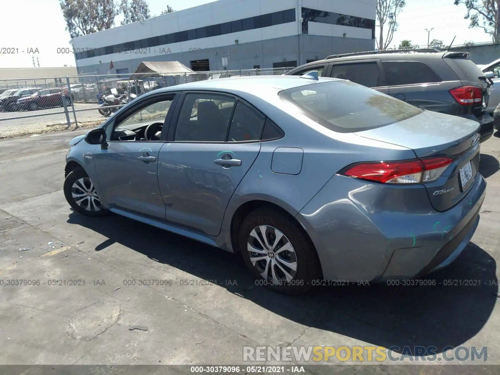 3 Photograph of a damaged car JTDEAMDE0MJ015968 TOYOTA COROLLA 2021