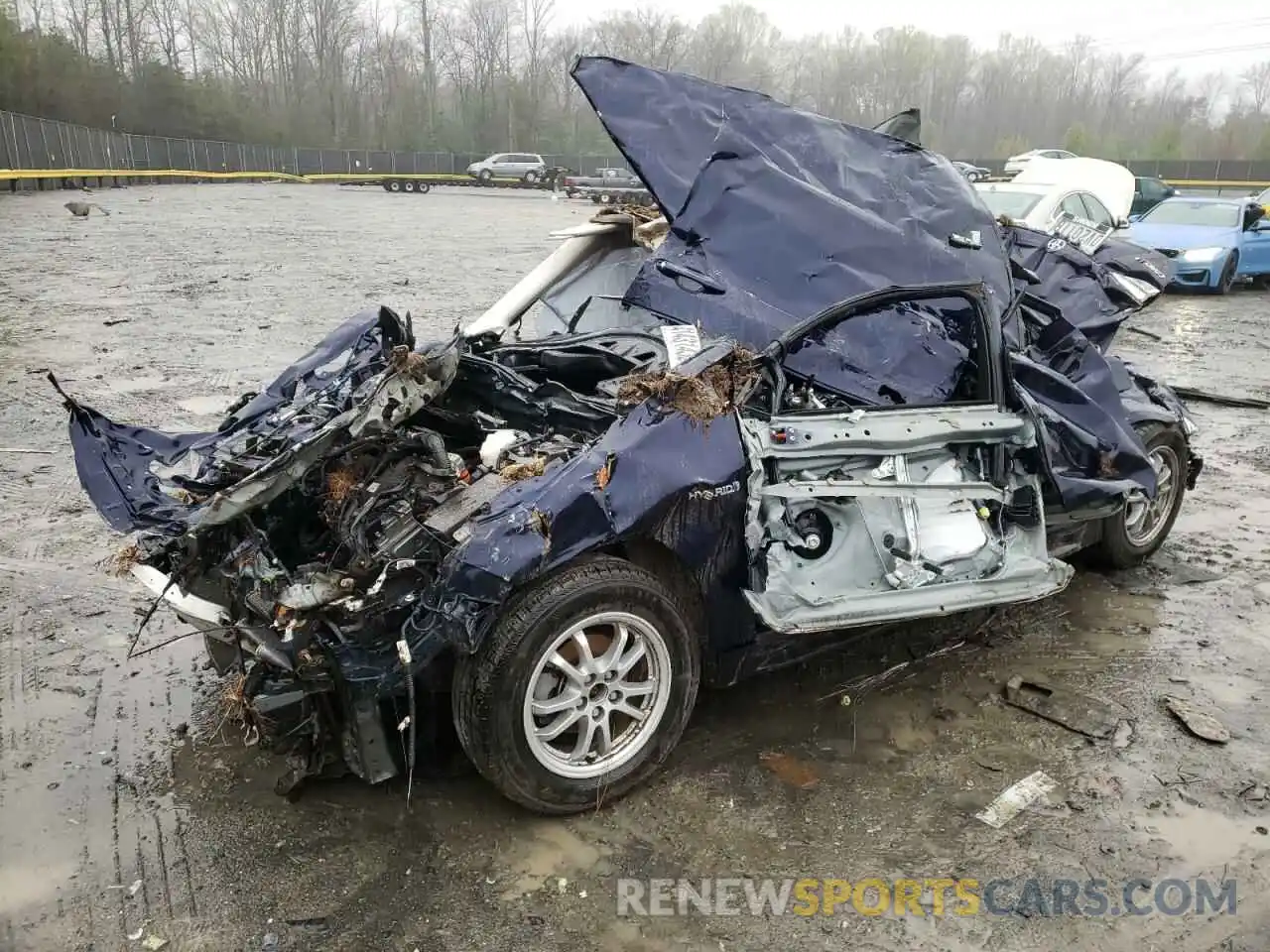 2 Photograph of a damaged car JTDEAMDE0MJ019759 TOYOTA COROLLA 2021