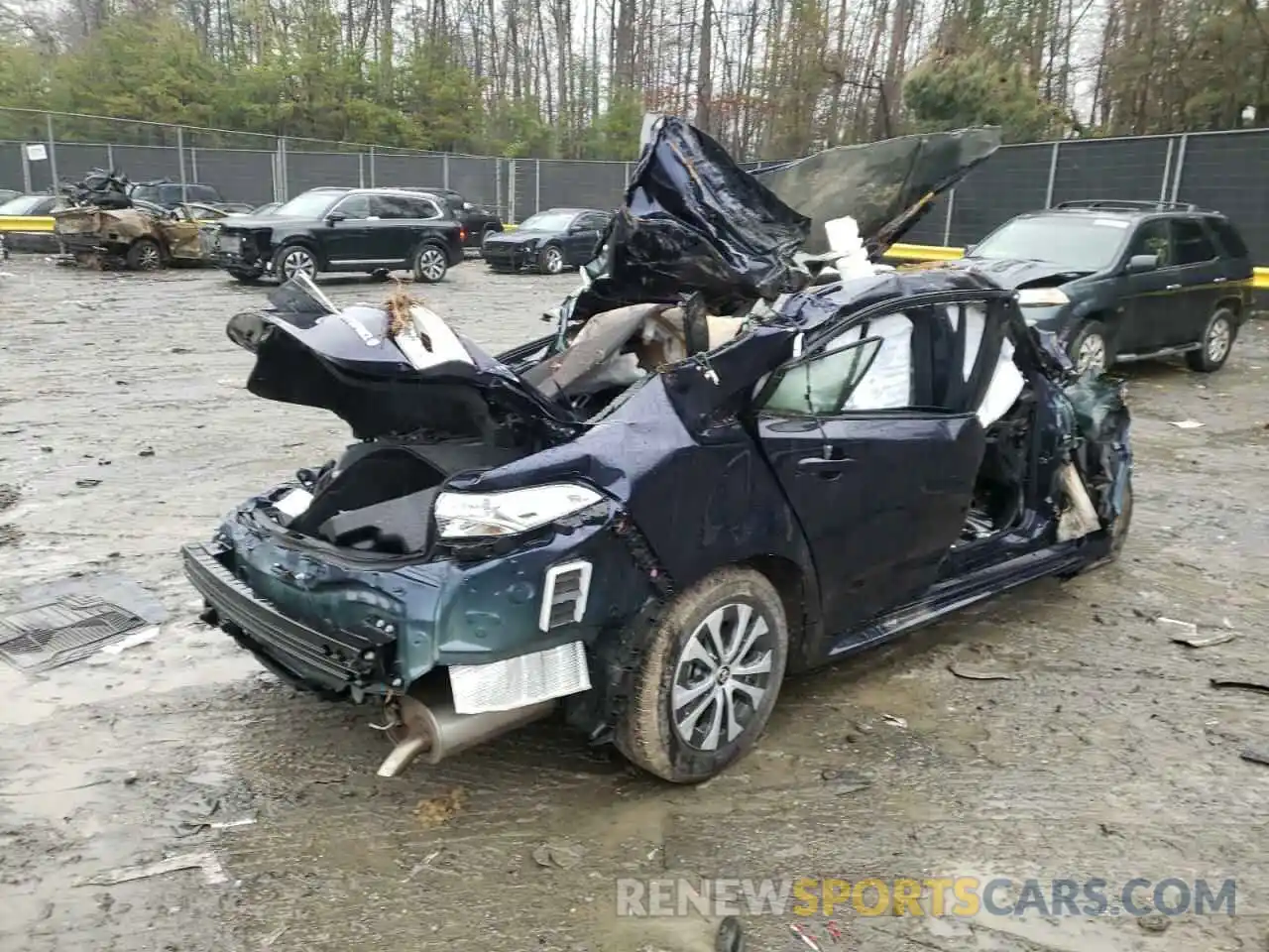 4 Photograph of a damaged car JTDEAMDE0MJ019759 TOYOTA COROLLA 2021