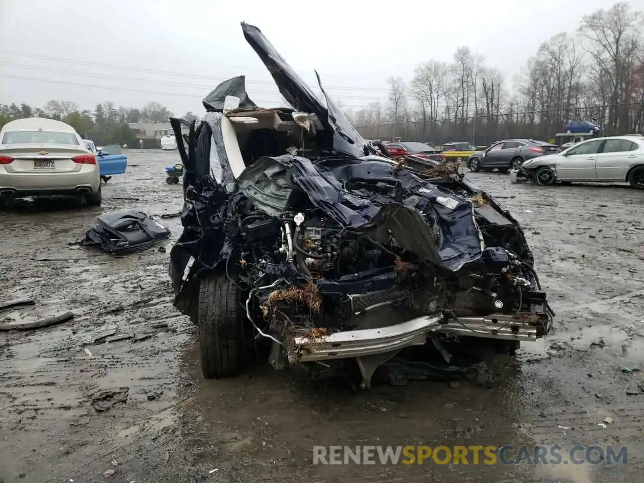 9 Photograph of a damaged car JTDEAMDE0MJ019759 TOYOTA COROLLA 2021