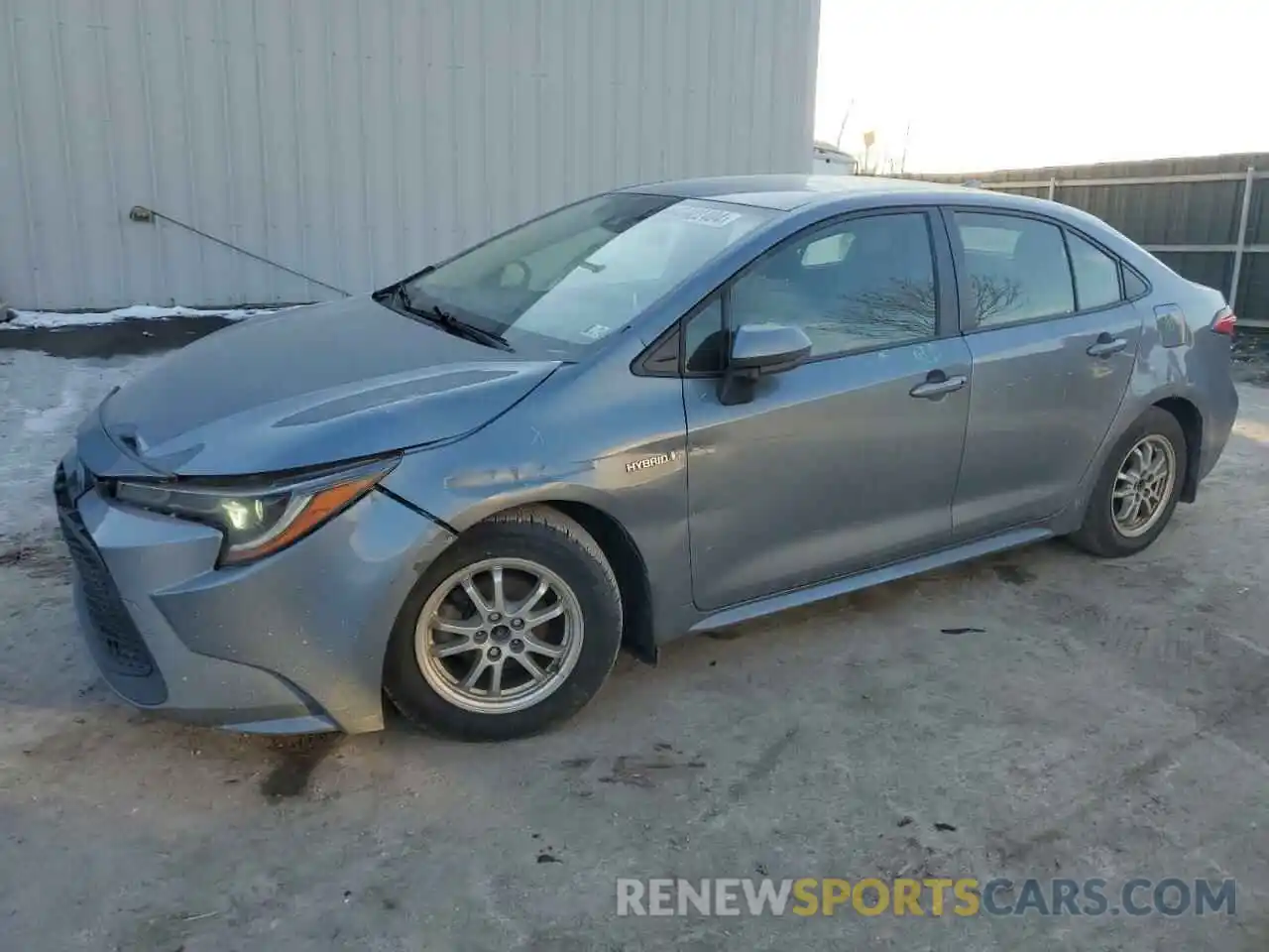 1 Photograph of a damaged car JTDEAMDE0MJ020216 TOYOTA COROLLA 2021