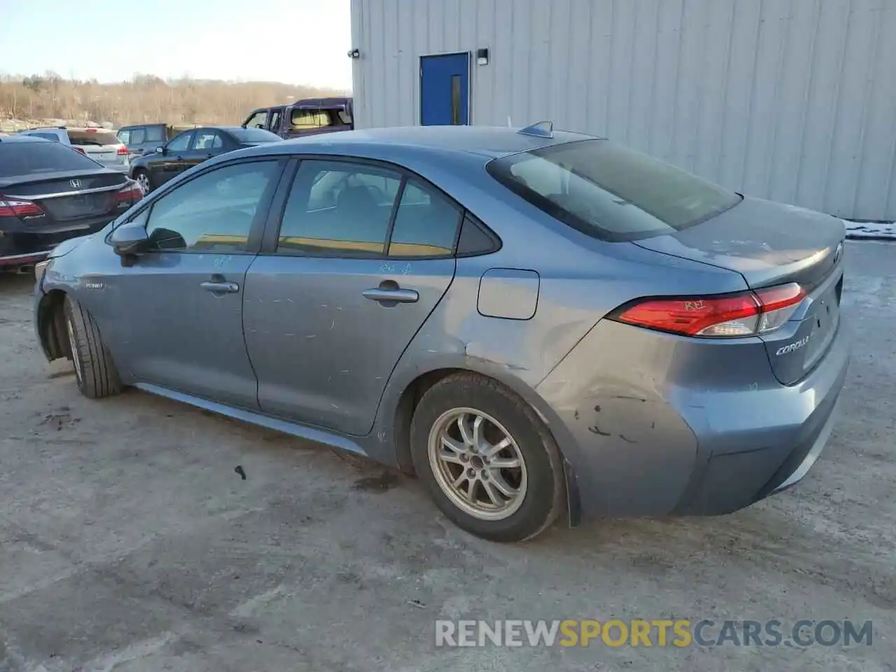 2 Photograph of a damaged car JTDEAMDE0MJ020216 TOYOTA COROLLA 2021