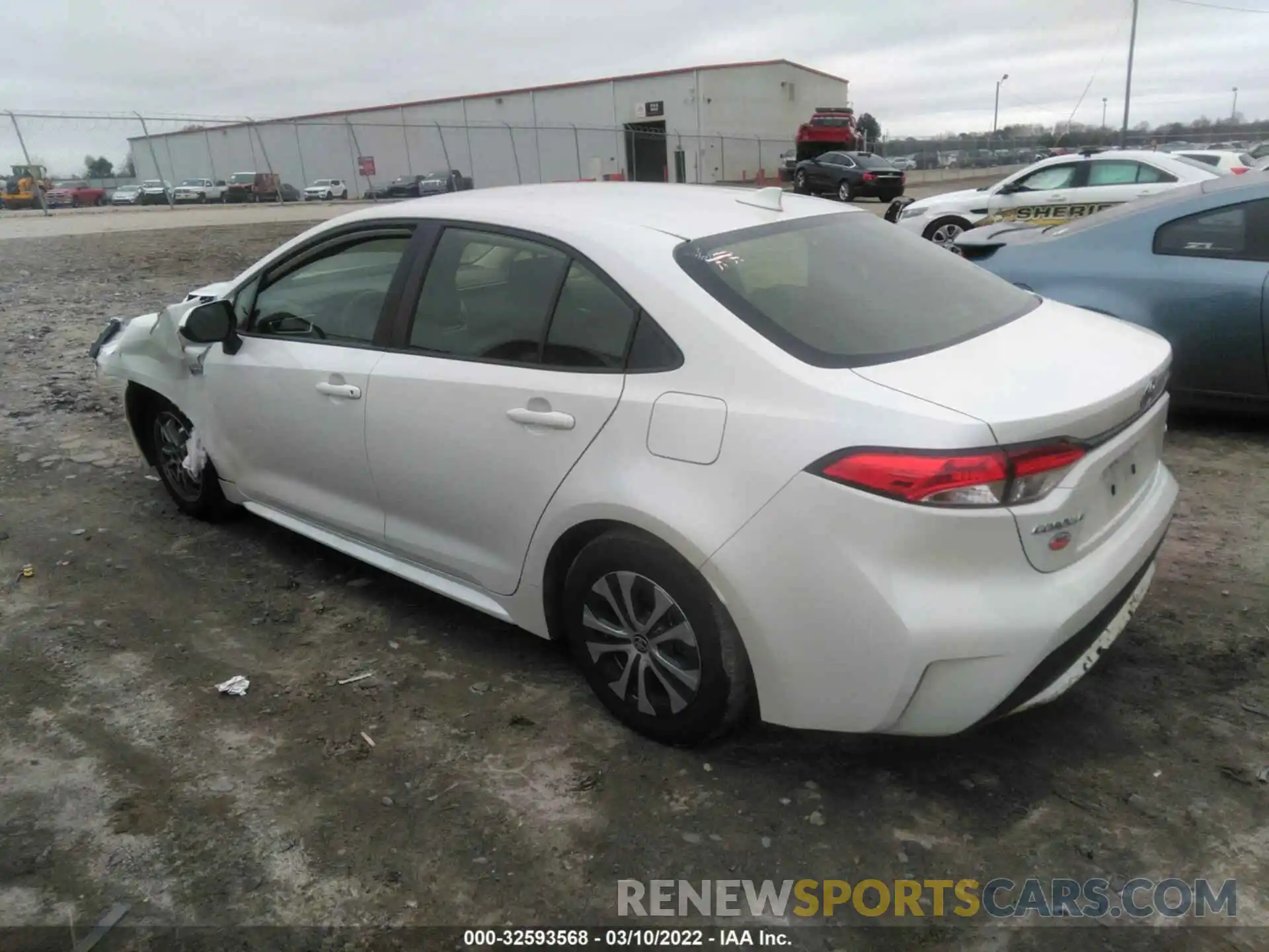 3 Photograph of a damaged car JTDEAMDE0MJ021494 TOYOTA COROLLA 2021