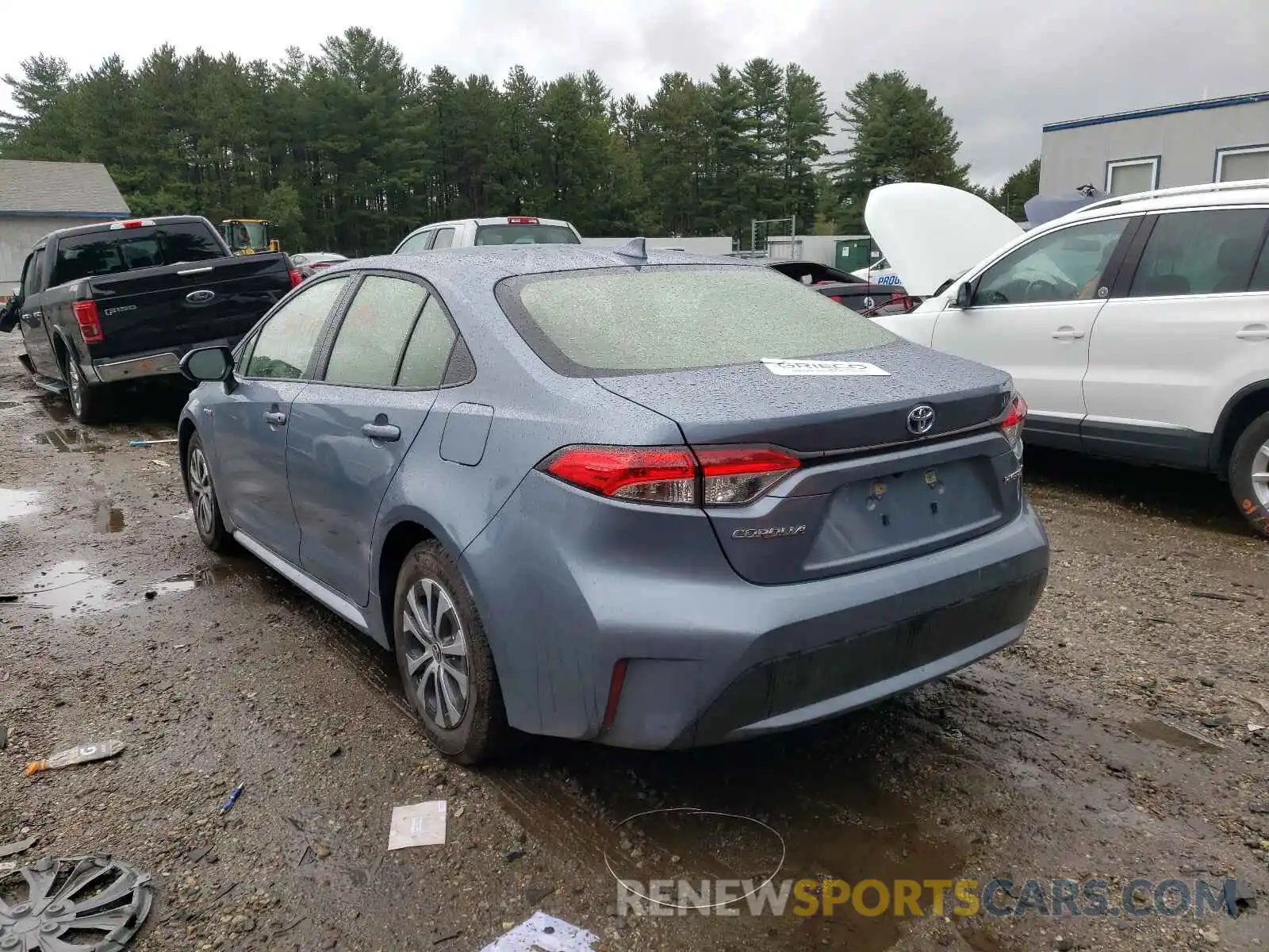 3 Photograph of a damaged car JTDEAMDE0MJ022516 TOYOTA COROLLA 2021