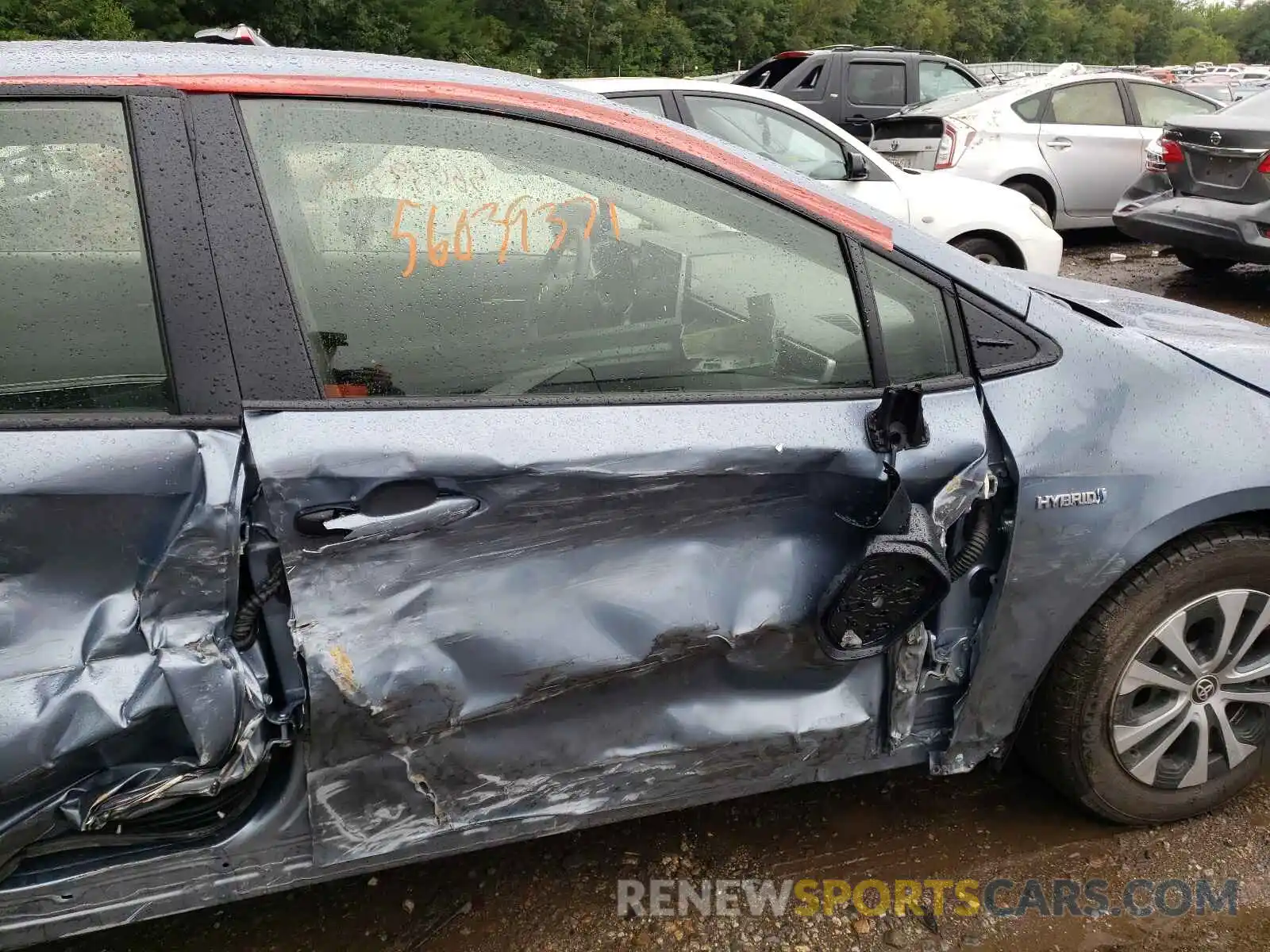 5 Photograph of a damaged car JTDEAMDE0MJ022516 TOYOTA COROLLA 2021