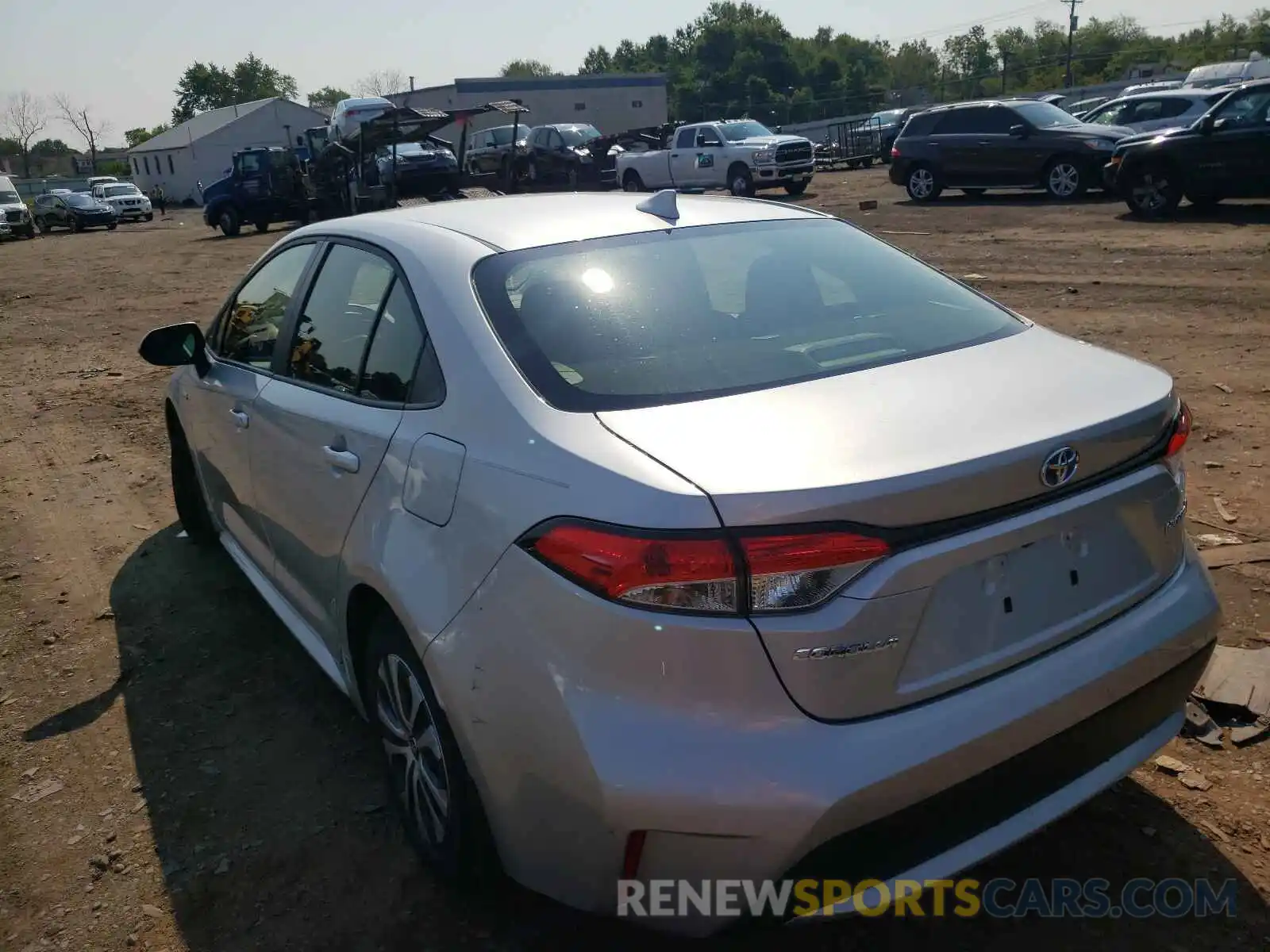 3 Photograph of a damaged car JTDEAMDE0MJ026260 TOYOTA COROLLA 2021