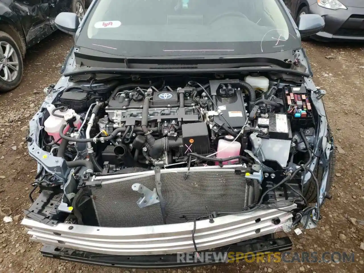 7 Photograph of a damaged car JTDEAMDE0MJ027263 TOYOTA COROLLA 2021