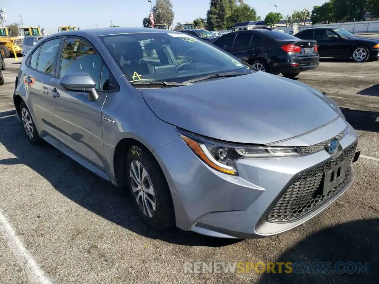 1 Photograph of a damaged car JTDEAMDE0MJ027537 TOYOTA COROLLA 2021