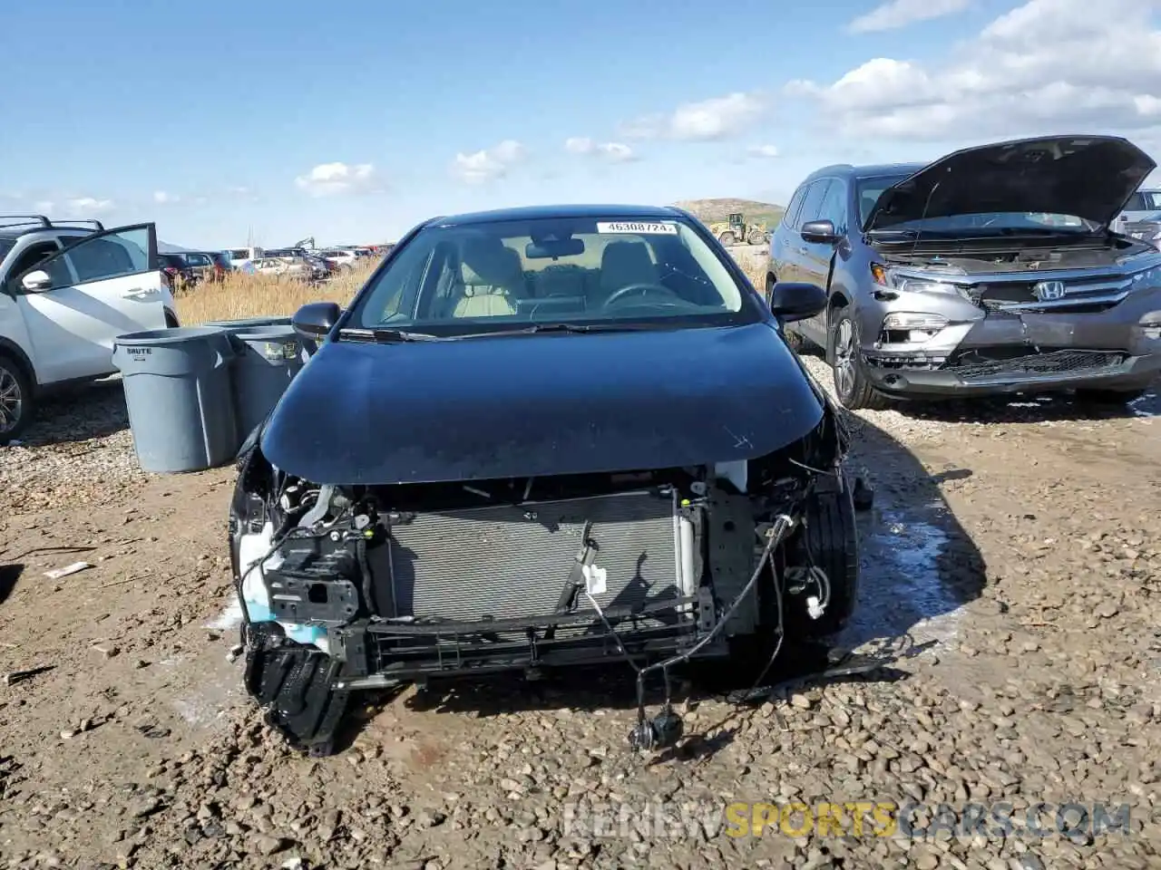 5 Photograph of a damaged car JTDEAMDE0MJ031216 TOYOTA COROLLA 2021