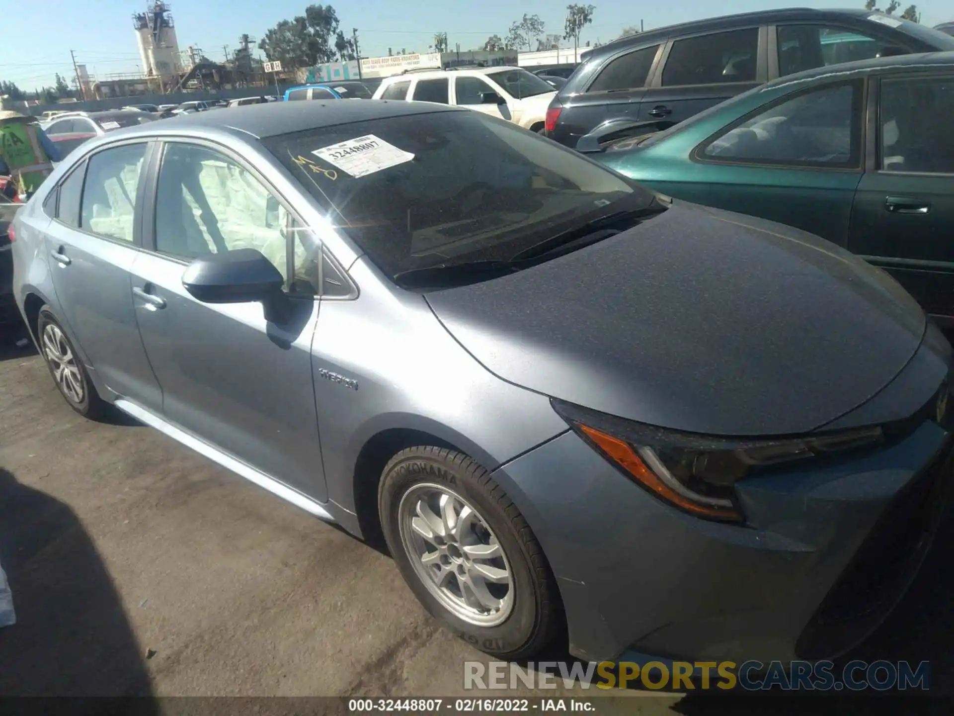 1 Photograph of a damaged car JTDEAMDE0MJ032706 TOYOTA COROLLA 2021