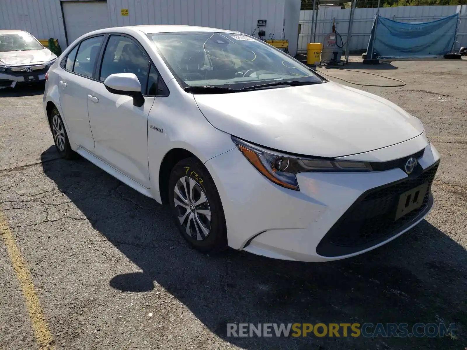 1 Photograph of a damaged car JTDEAMDE1MJ002579 TOYOTA COROLLA 2021