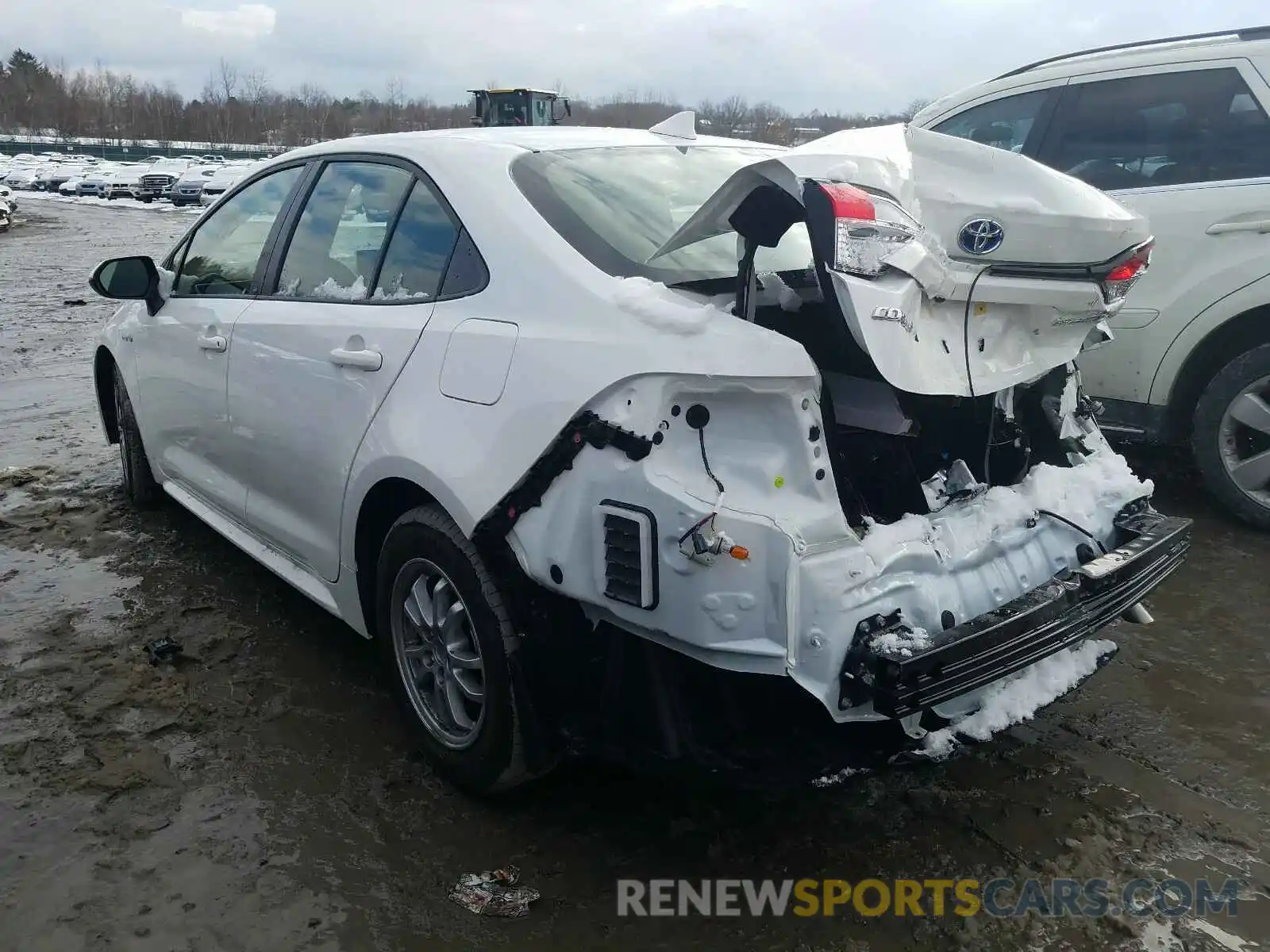 3 Photograph of a damaged car JTDEAMDE1MJ002646 TOYOTA COROLLA 2021