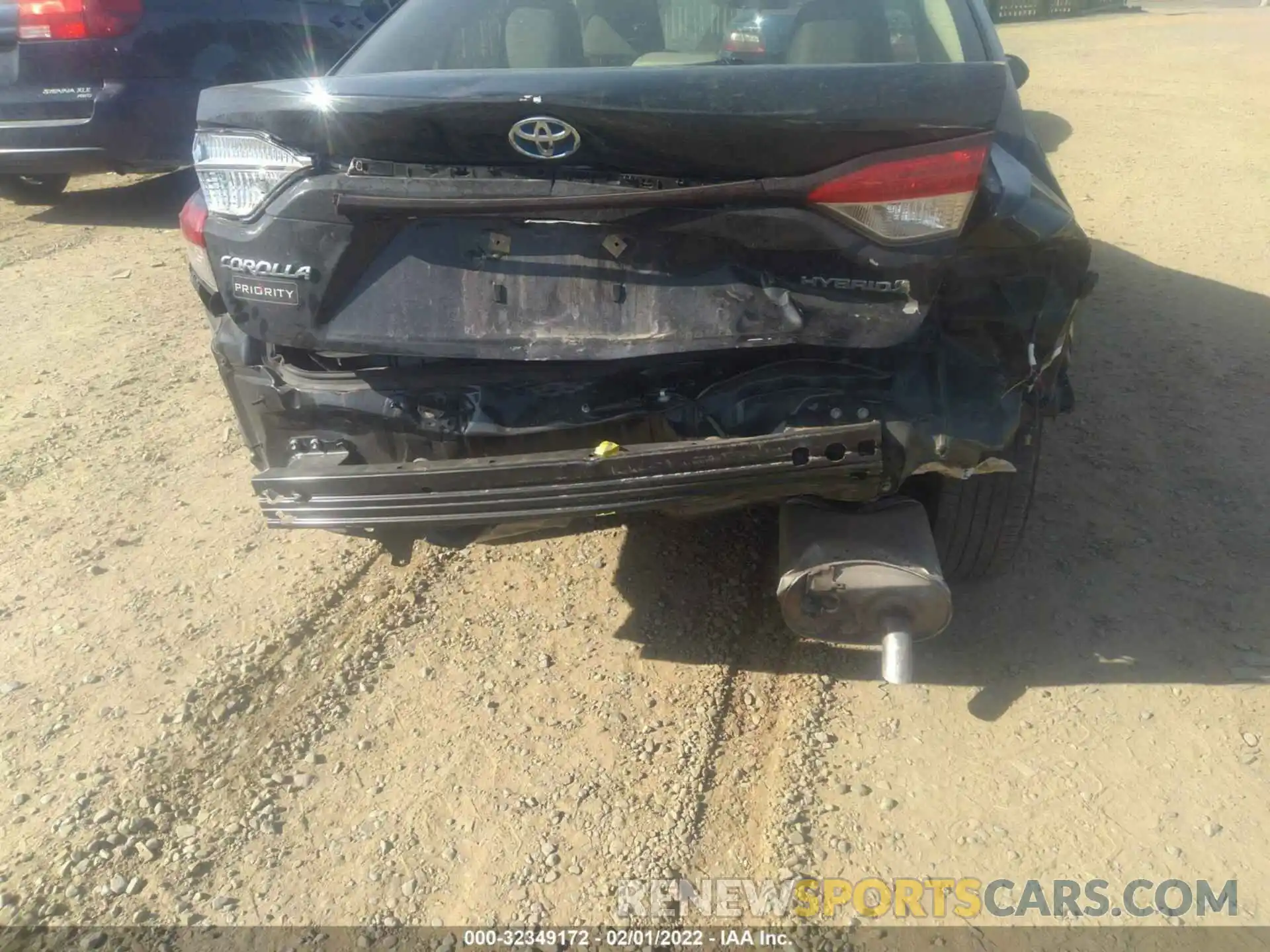 6 Photograph of a damaged car JTDEAMDE1MJ004171 TOYOTA COROLLA 2021