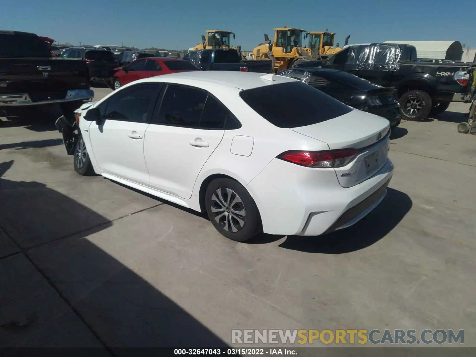 3 Photograph of a damaged car JTDEAMDE1MJ004347 TOYOTA COROLLA 2021