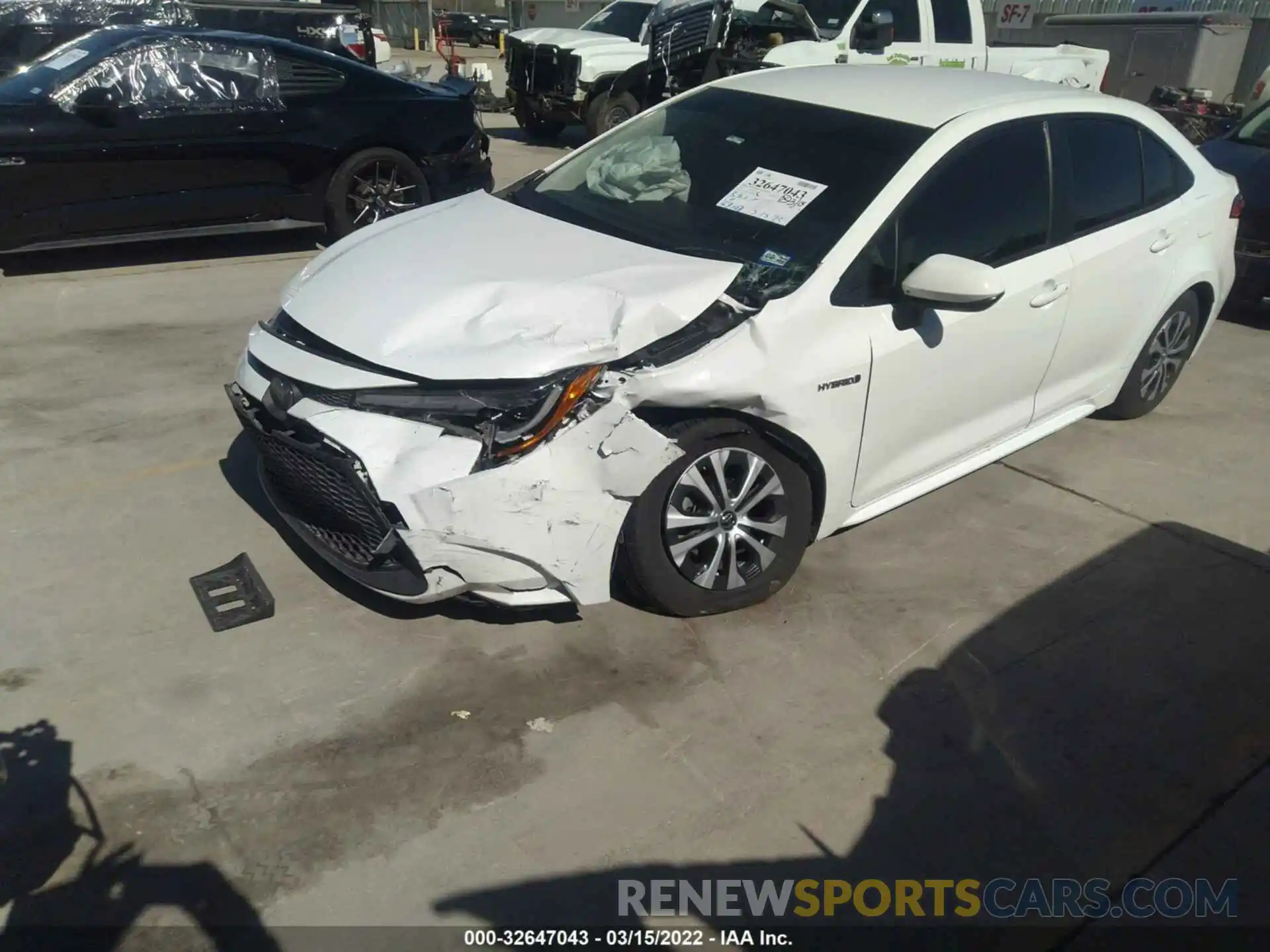 6 Photograph of a damaged car JTDEAMDE1MJ004347 TOYOTA COROLLA 2021