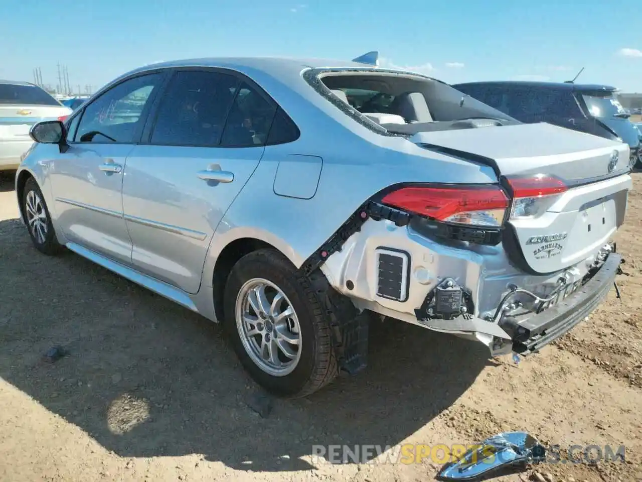 3 Photograph of a damaged car JTDEAMDE1MJ004557 TOYOTA COROLLA 2021