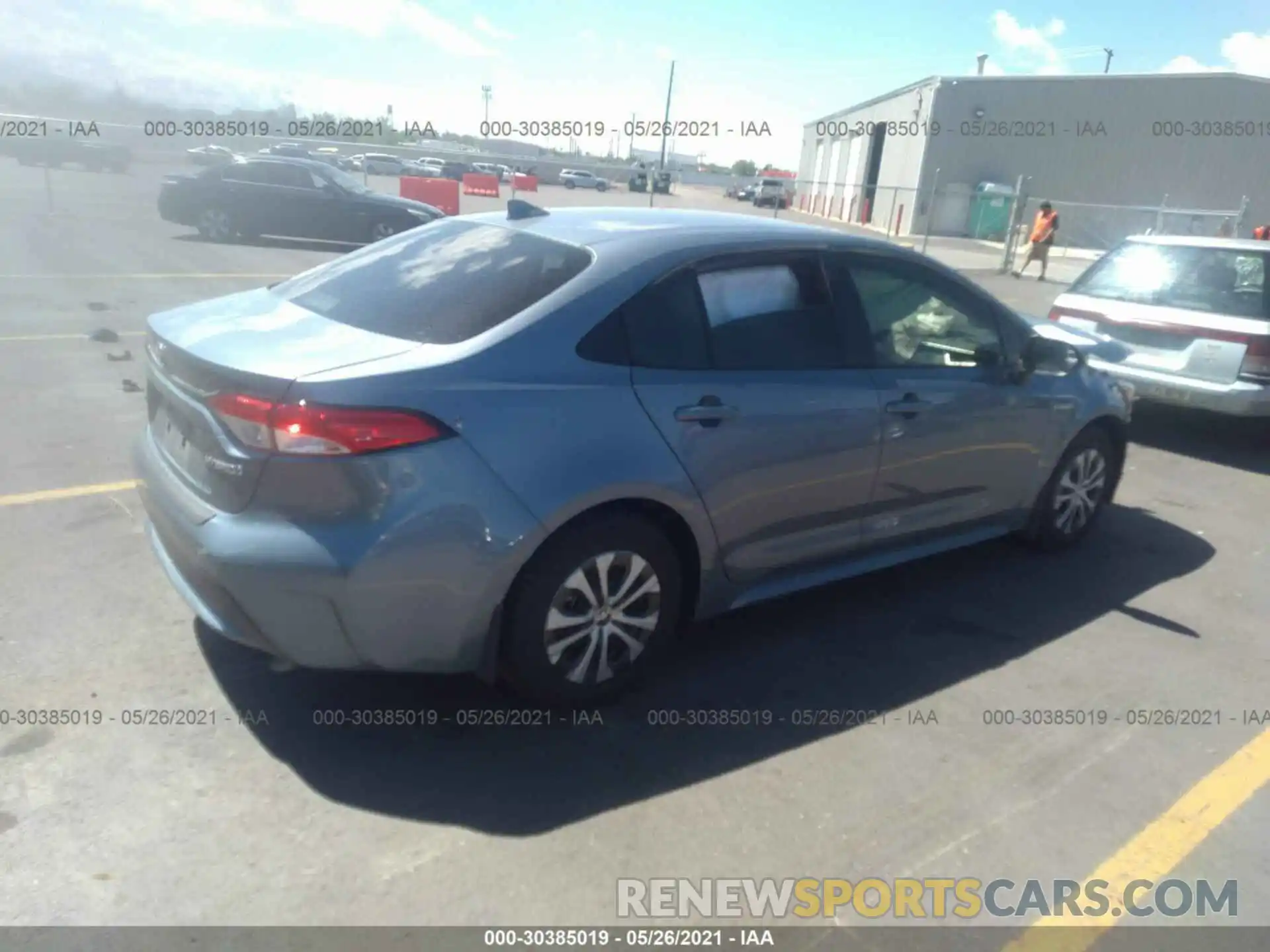 4 Photograph of a damaged car JTDEAMDE1MJ004574 TOYOTA COROLLA 2021