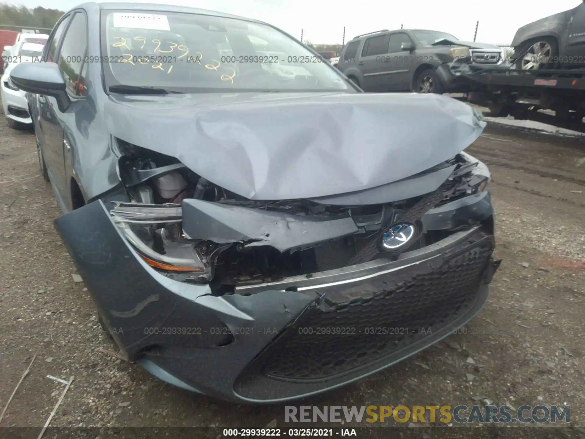 12 Photograph of a damaged car JTDEAMDE1MJ005384 TOYOTA COROLLA 2021