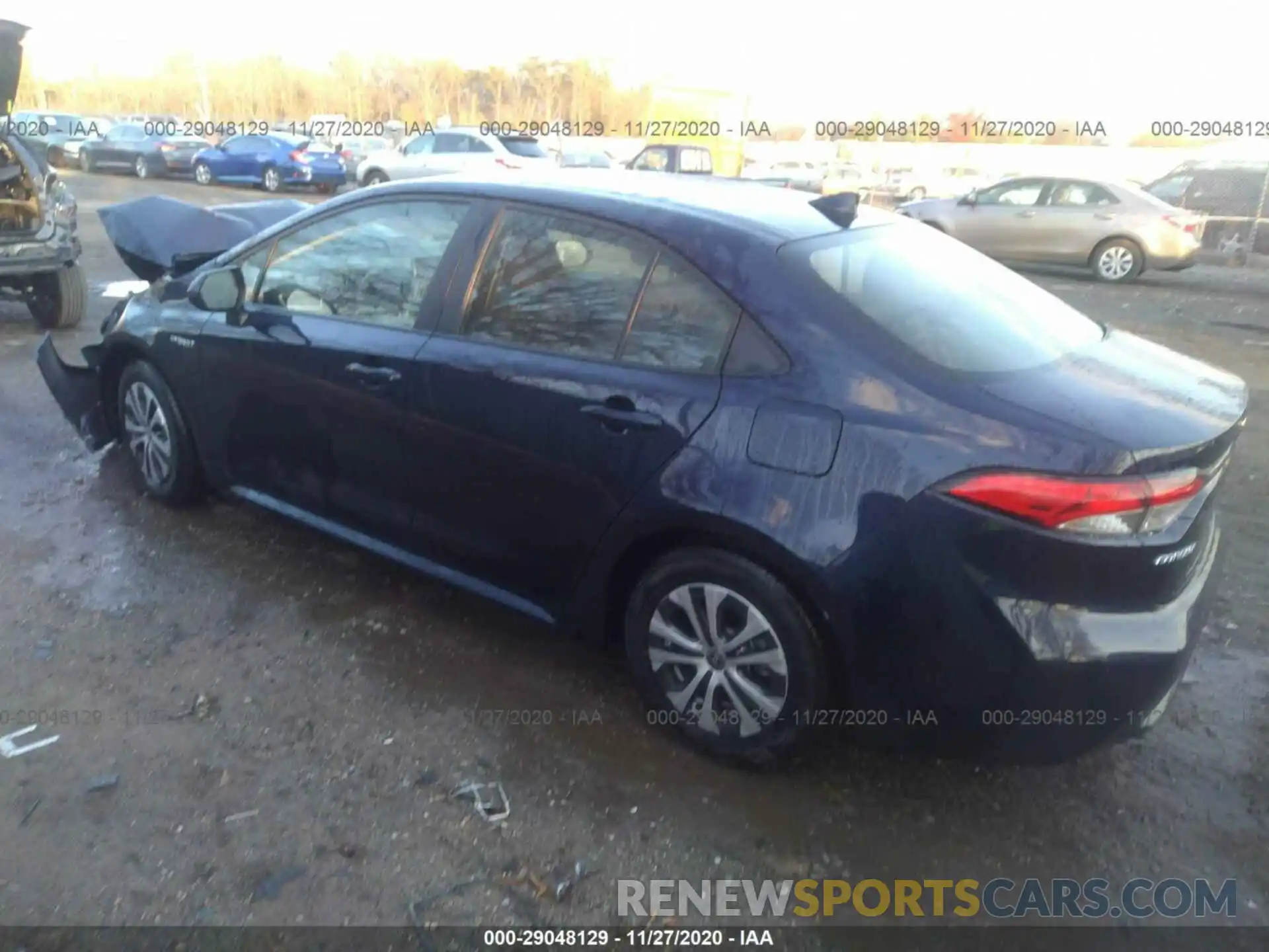 3 Photograph of a damaged car JTDEAMDE1MJ009404 TOYOTA COROLLA 2021