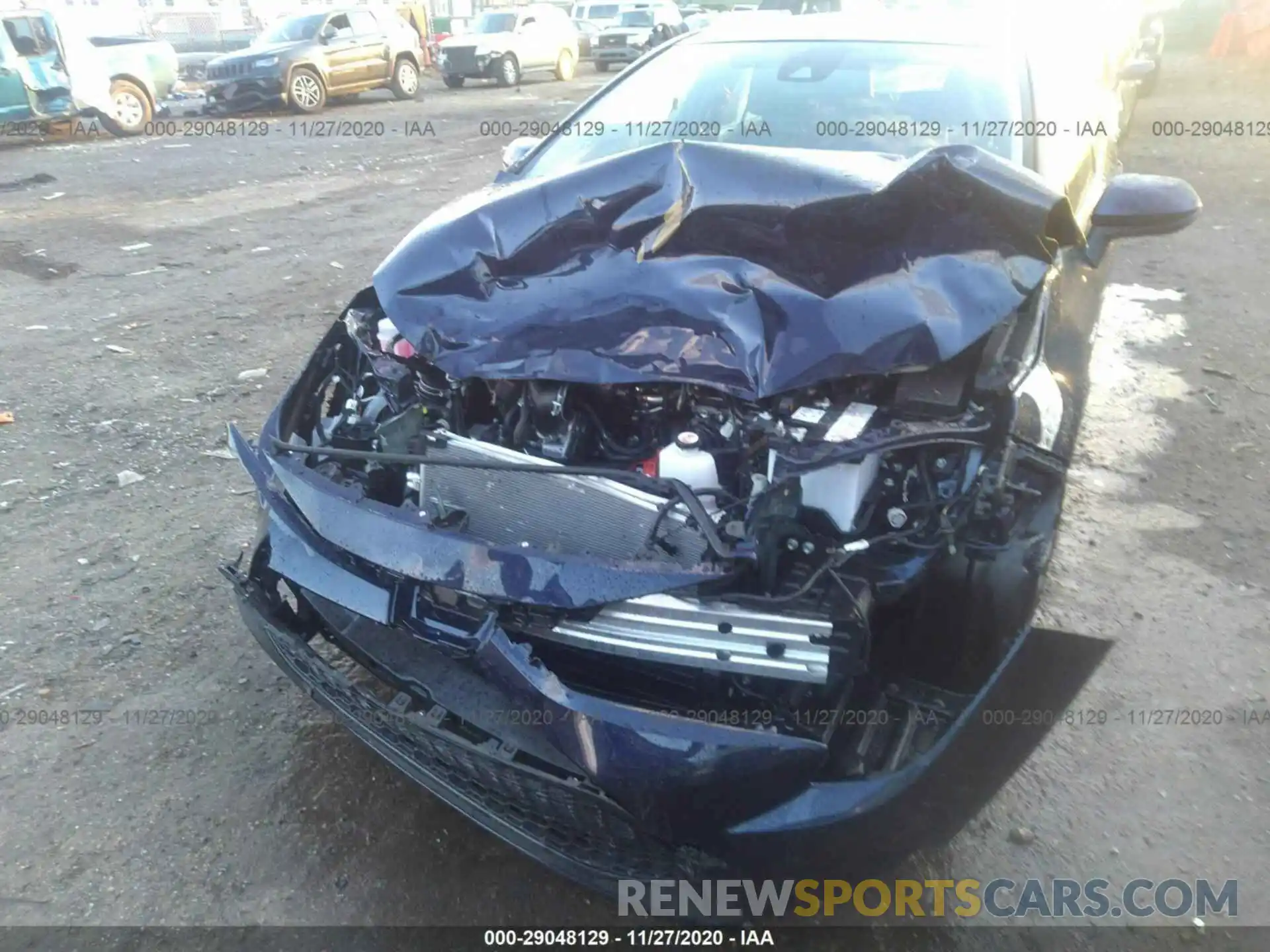 6 Photograph of a damaged car JTDEAMDE1MJ009404 TOYOTA COROLLA 2021