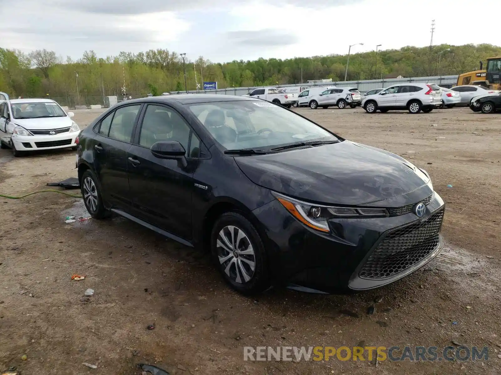 1 Photograph of a damaged car JTDEAMDE1MJ009628 TOYOTA COROLLA 2021