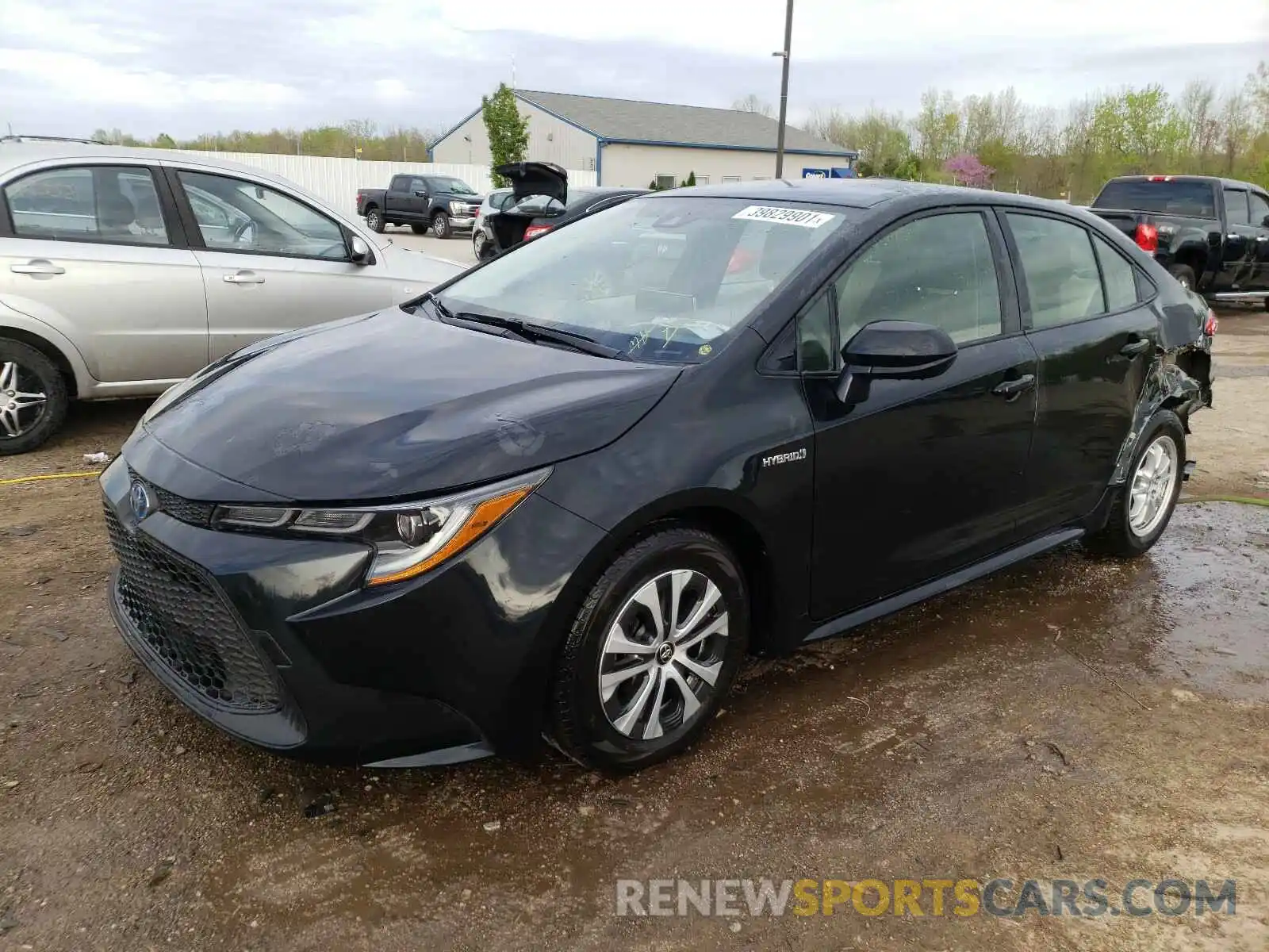 2 Photograph of a damaged car JTDEAMDE1MJ009628 TOYOTA COROLLA 2021