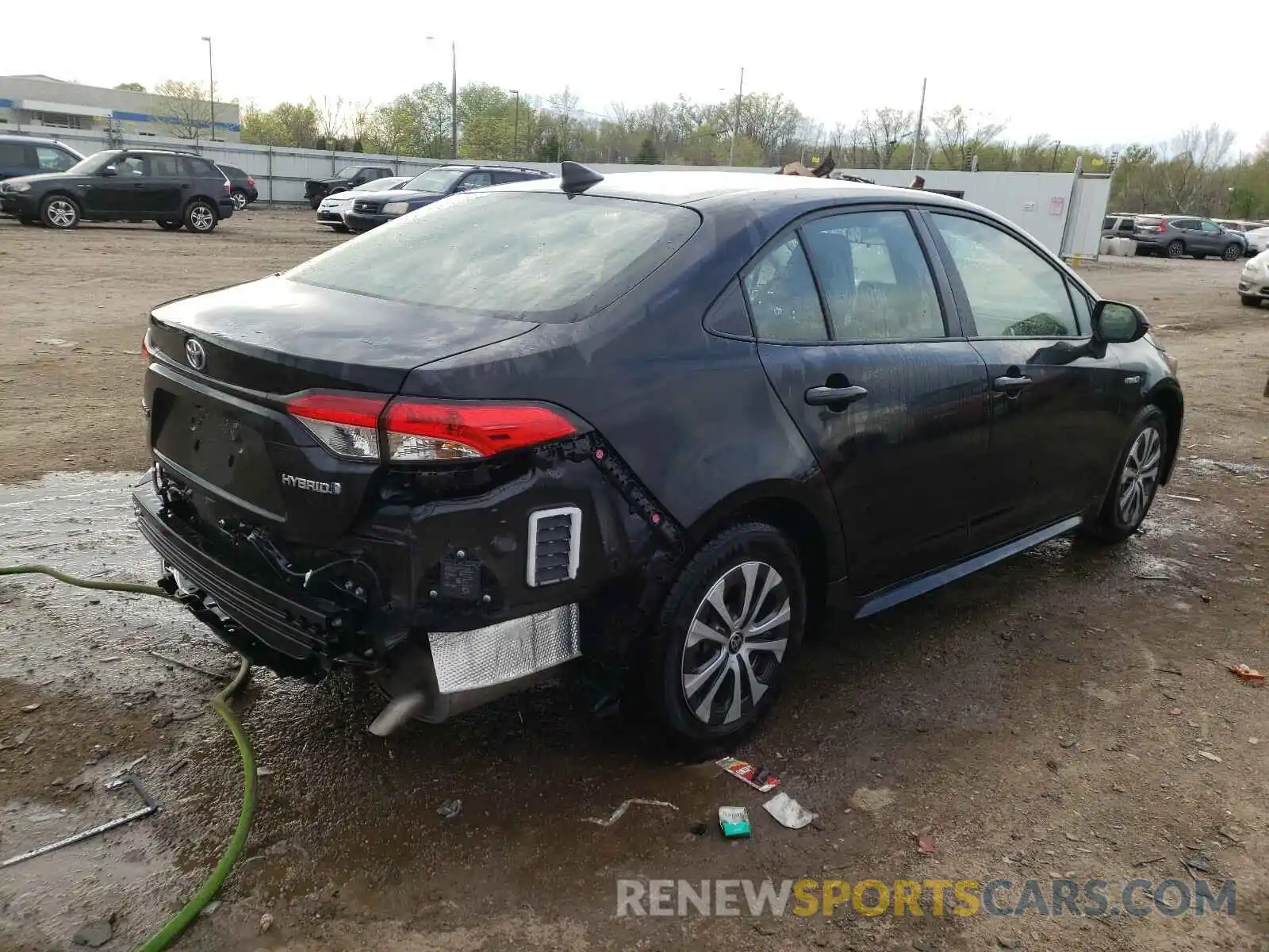 4 Photograph of a damaged car JTDEAMDE1MJ009628 TOYOTA COROLLA 2021