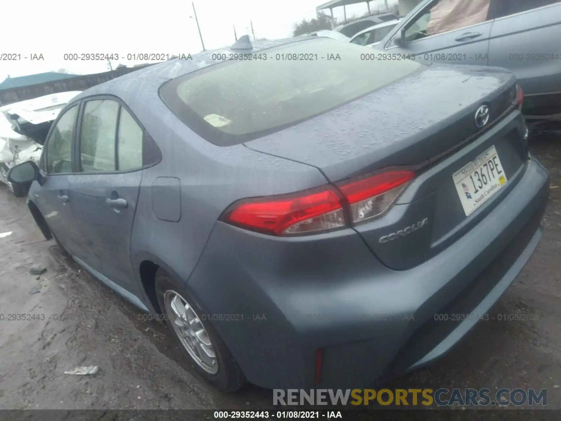 3 Photograph of a damaged car JTDEAMDE1MJ010245 TOYOTA COROLLA 2021