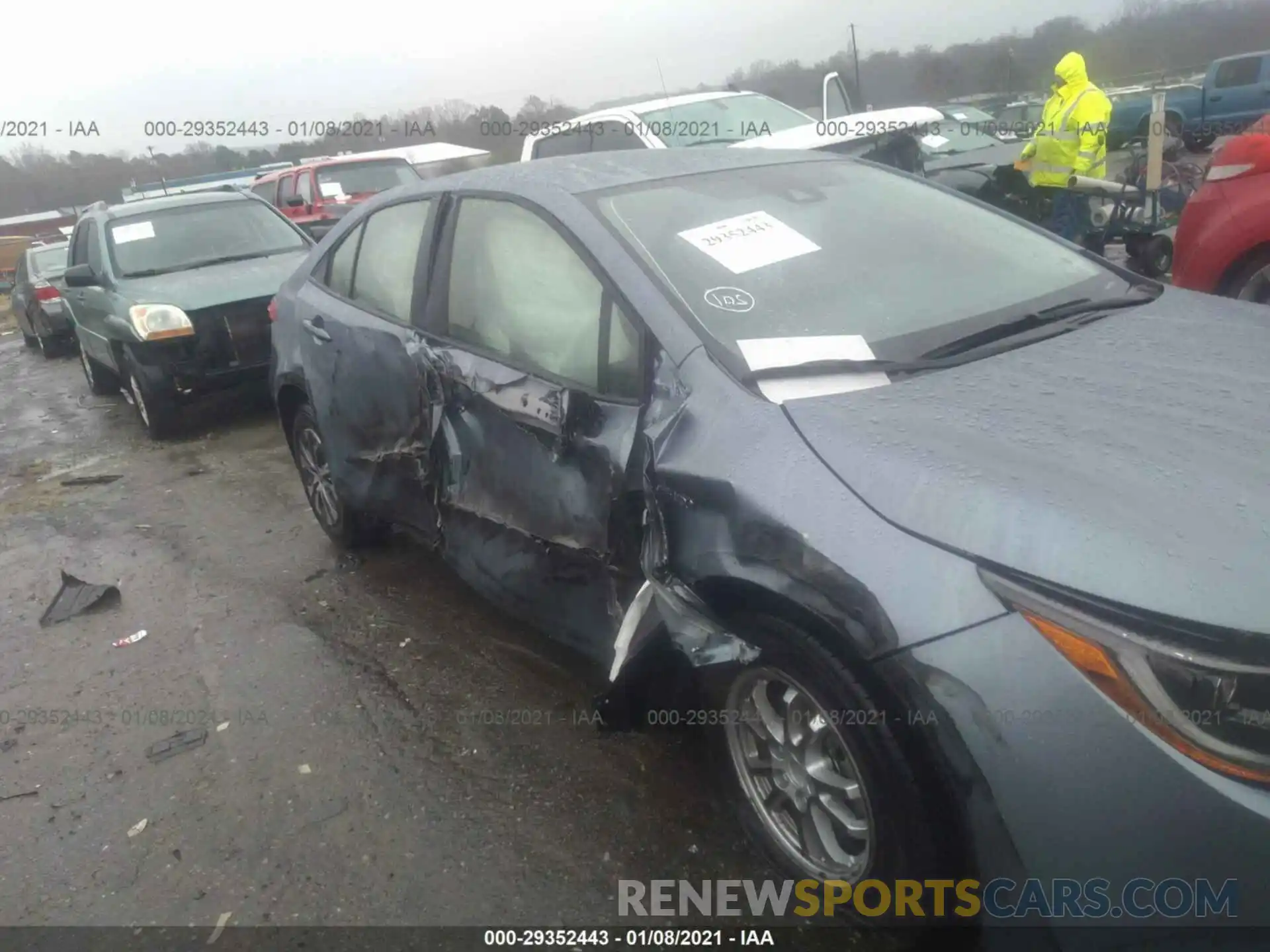 6 Photograph of a damaged car JTDEAMDE1MJ010245 TOYOTA COROLLA 2021