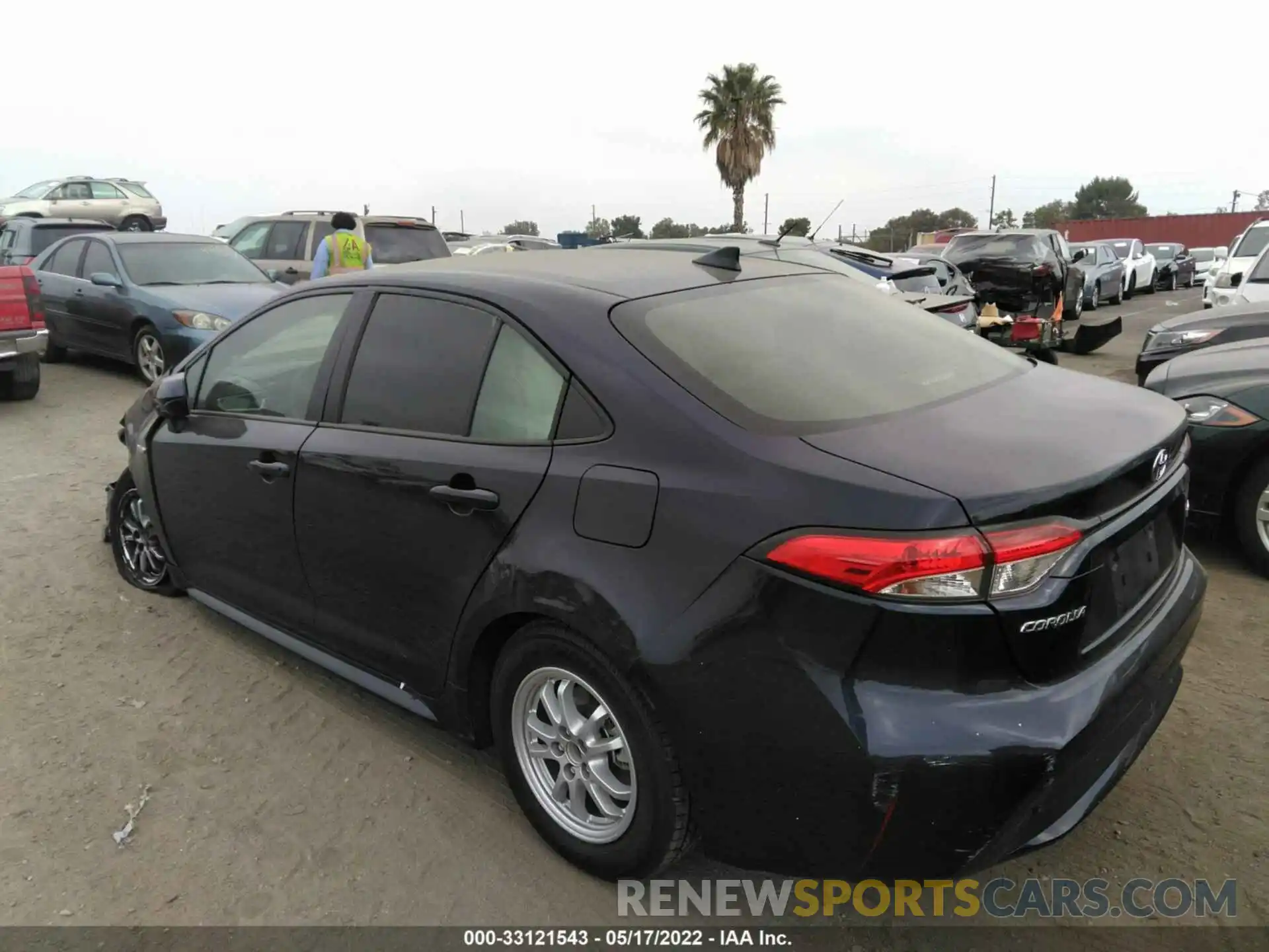 3 Photograph of a damaged car JTDEAMDE1MJ011010 TOYOTA COROLLA 2021