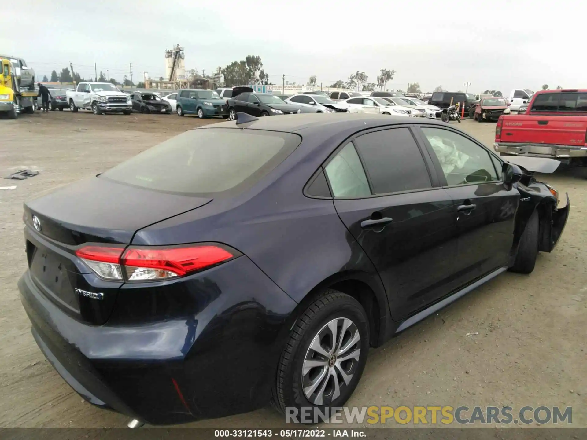 4 Photograph of a damaged car JTDEAMDE1MJ011010 TOYOTA COROLLA 2021