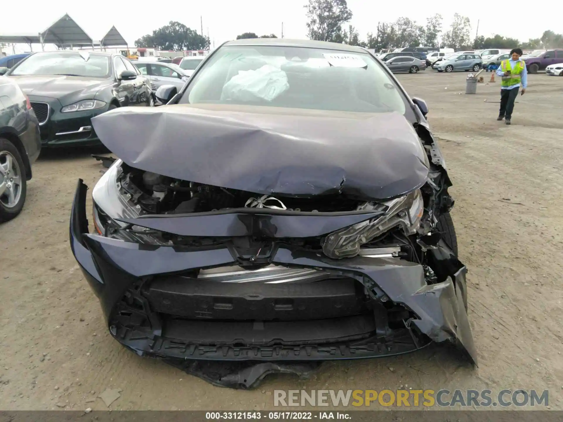 6 Photograph of a damaged car JTDEAMDE1MJ011010 TOYOTA COROLLA 2021