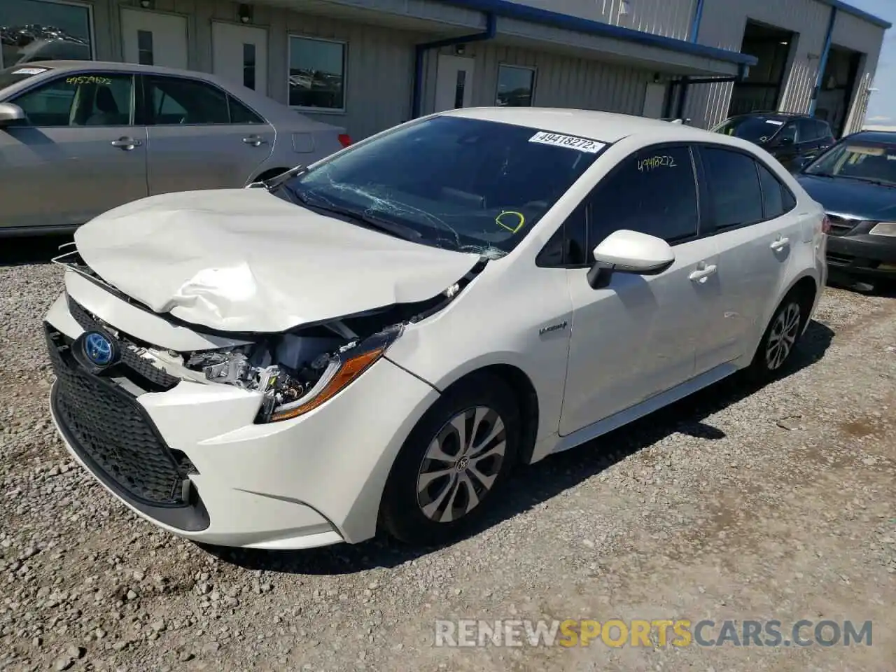 2 Photograph of a damaged car JTDEAMDE1MJ012108 TOYOTA COROLLA 2021