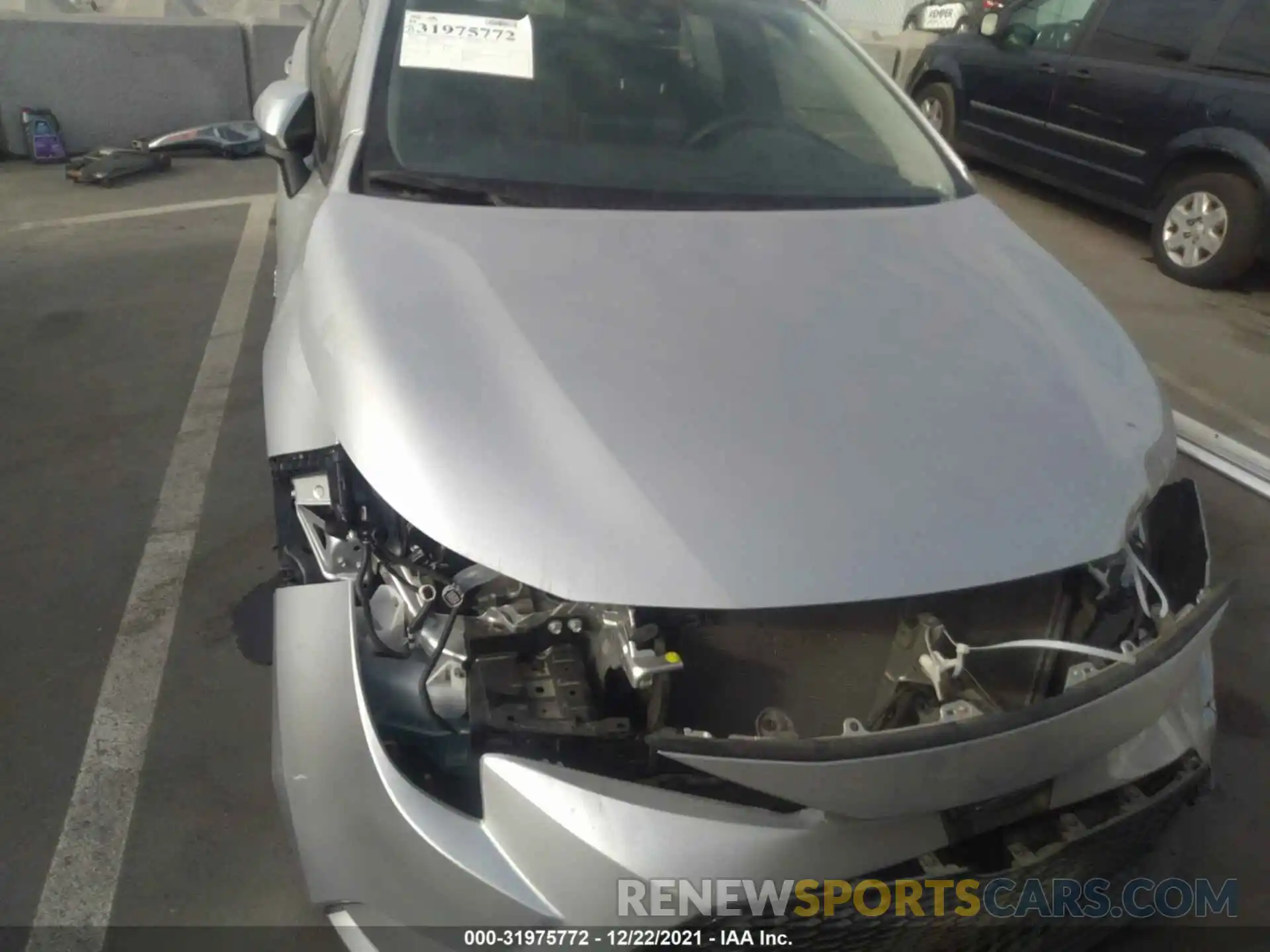 6 Photograph of a damaged car JTDEAMDE1MJ013369 TOYOTA COROLLA 2021