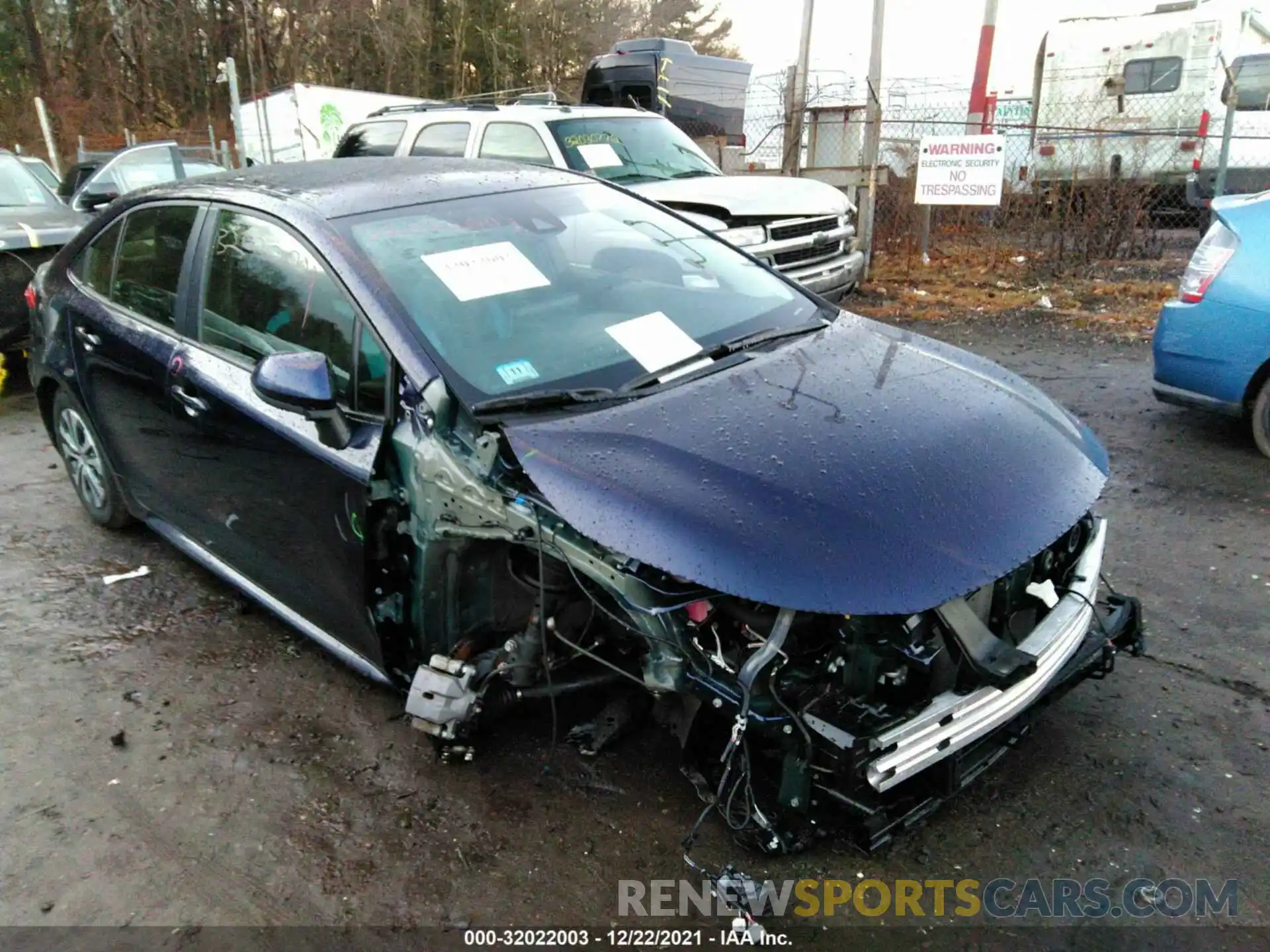 6 Photograph of a damaged car JTDEAMDE1MJ013923 TOYOTA COROLLA 2021