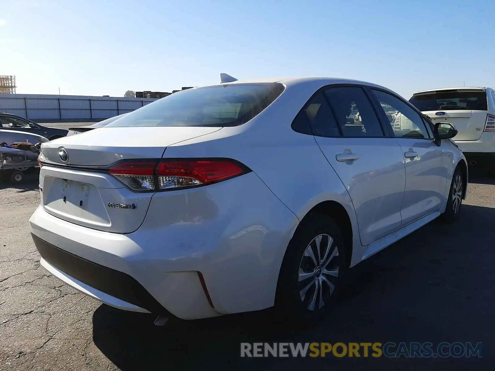 4 Photograph of a damaged car JTDEAMDE1MJ014229 TOYOTA COROLLA 2021