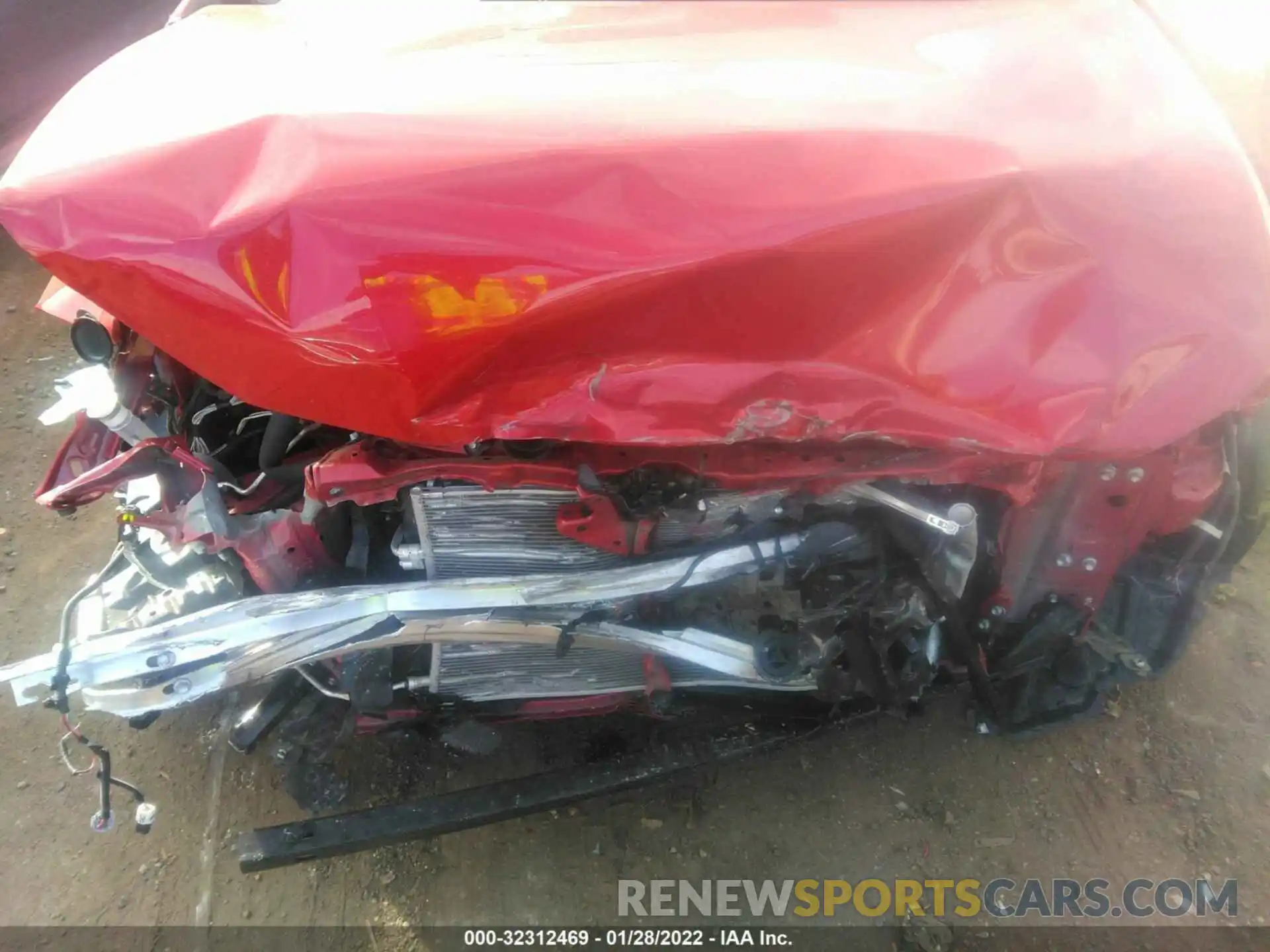 6 Photograph of a damaged car JTDEAMDE1MJ015980 TOYOTA COROLLA 2021