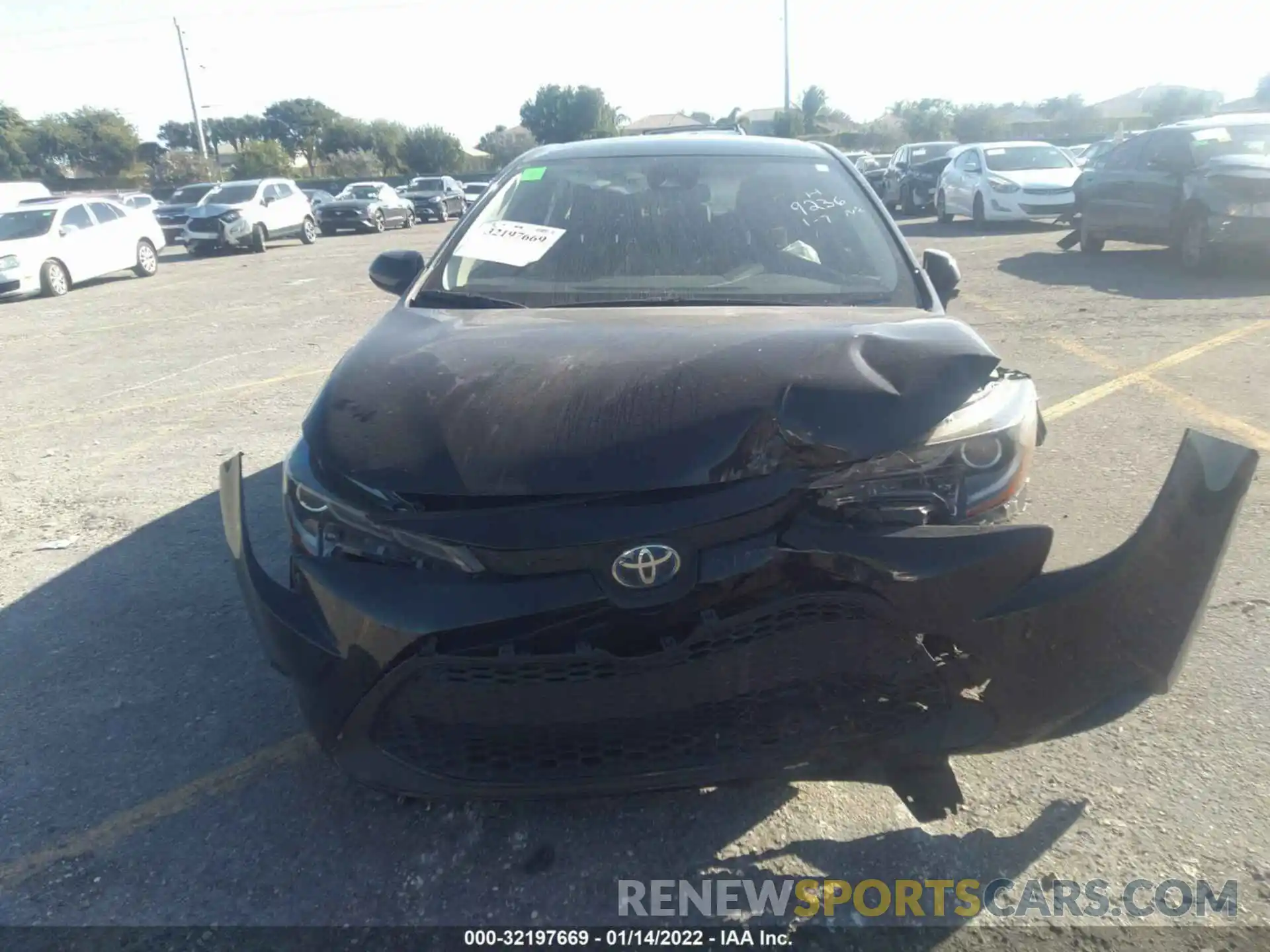 6 Photograph of a damaged car JTDEAMDE1MJ019236 TOYOTA COROLLA 2021