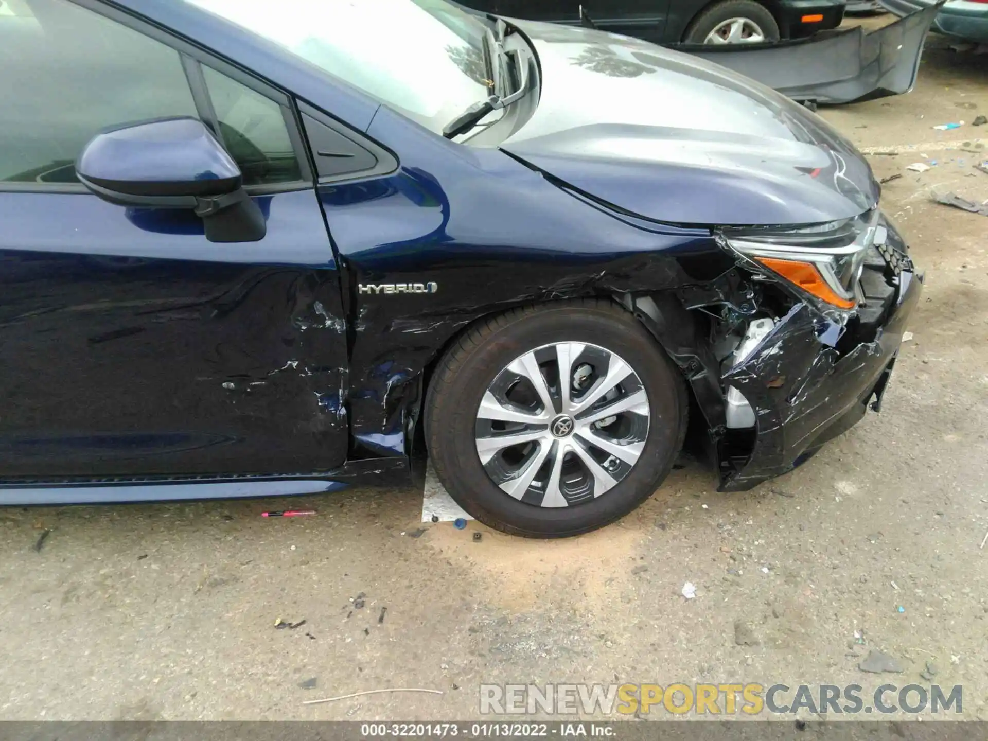 6 Photograph of a damaged car JTDEAMDE1MJ019253 TOYOTA COROLLA 2021