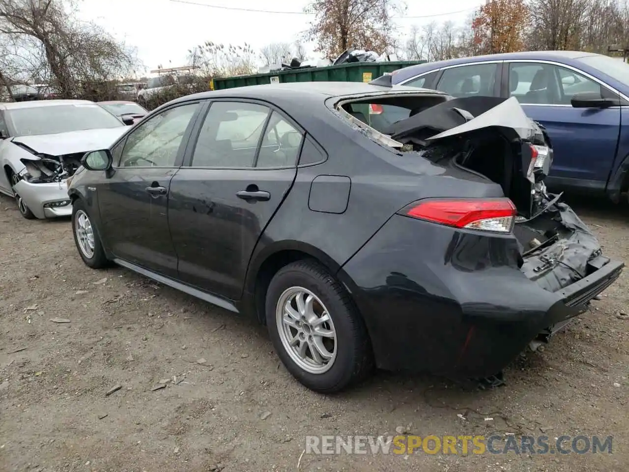 3 Photograph of a damaged car JTDEAMDE1MJ019771 TOYOTA COROLLA 2021