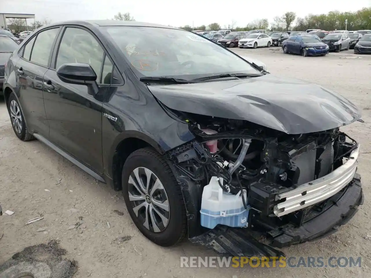 1 Photograph of a damaged car JTDEAMDE1MJ020127 TOYOTA COROLLA 2021