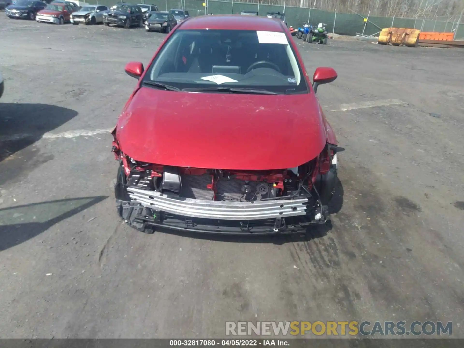 6 Photograph of a damaged car JTDEAMDE1MJ020385 TOYOTA COROLLA 2021