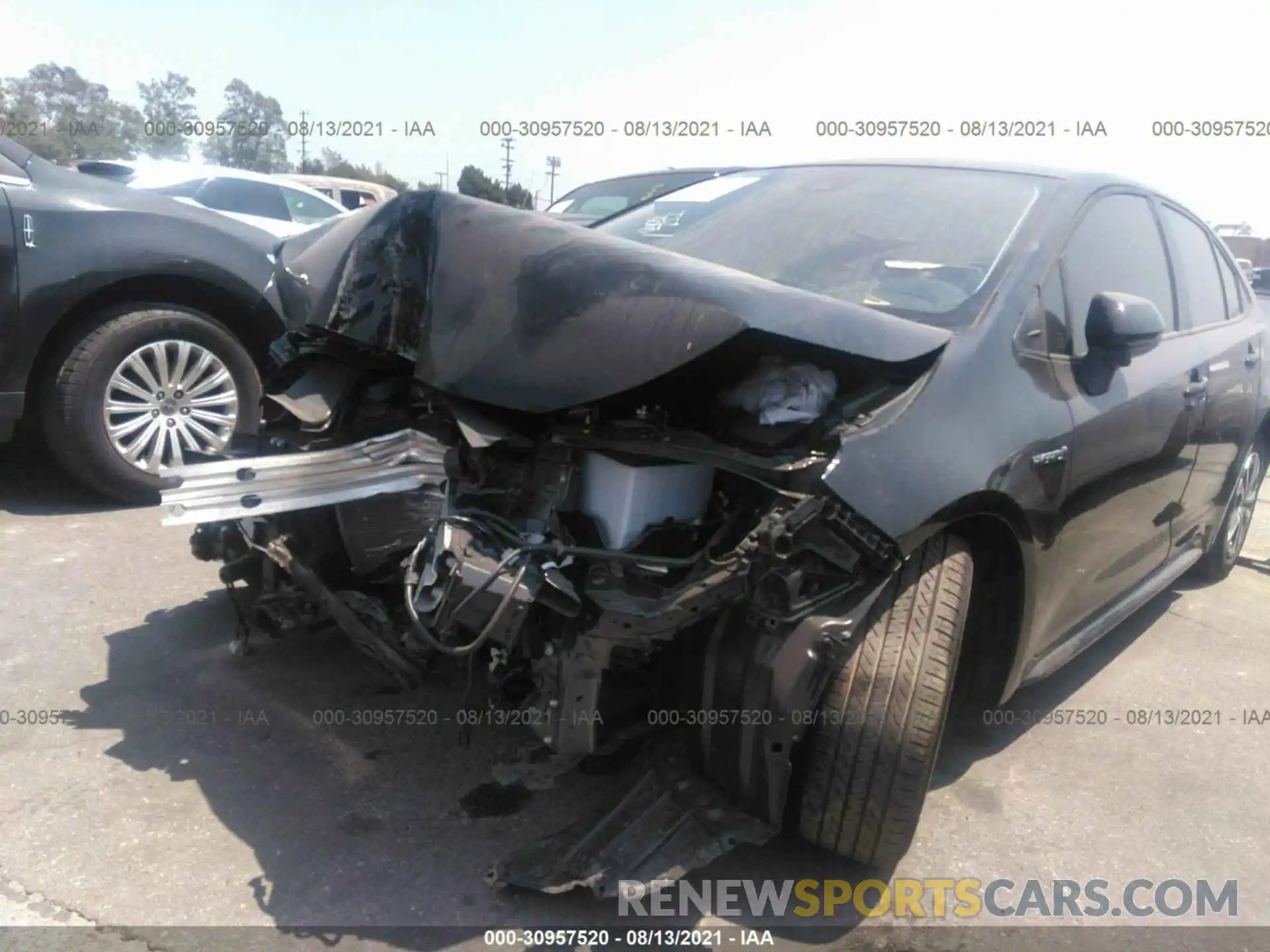 6 Photograph of a damaged car JTDEAMDE1MJ020628 TOYOTA COROLLA 2021