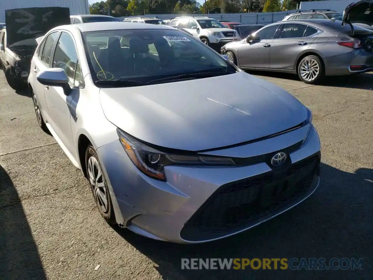 1 Photograph of a damaged car JTDEAMDE1MJ020869 TOYOTA COROLLA 2021