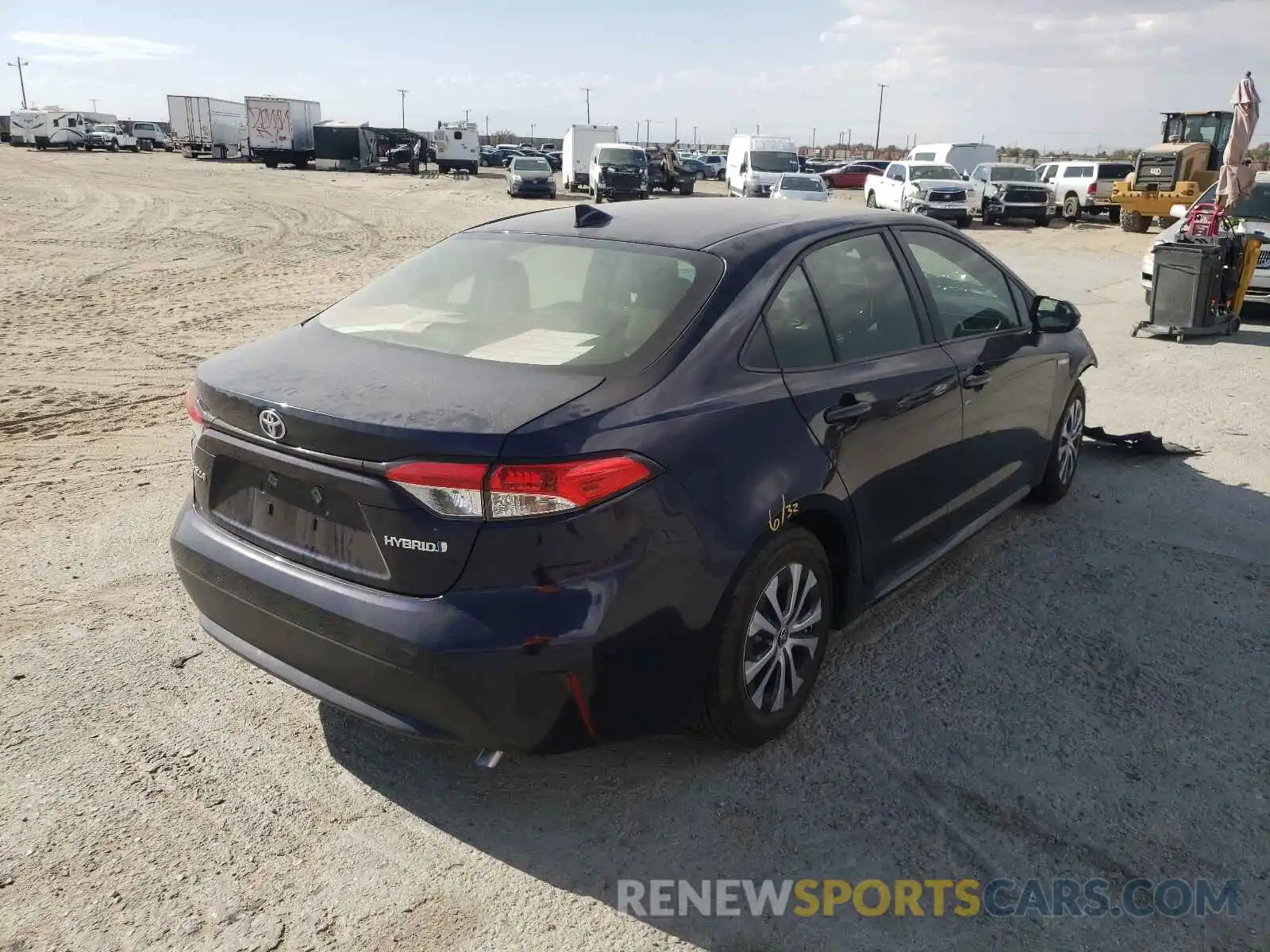 4 Photograph of a damaged car JTDEAMDE1MJ020970 TOYOTA COROLLA 2021